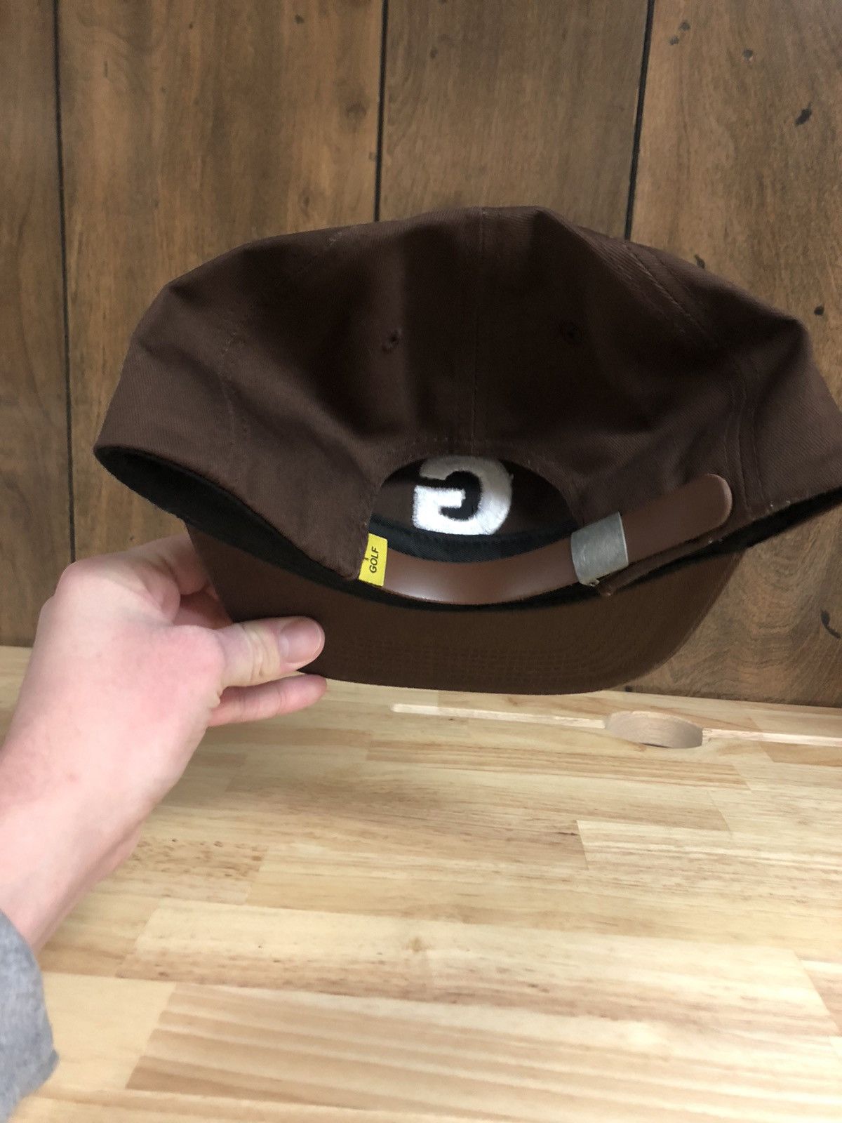 Golf Wang (Brown) Call Me If You Get Lost Tour G Hat Size ONE SIZE - 3 Thumbnail