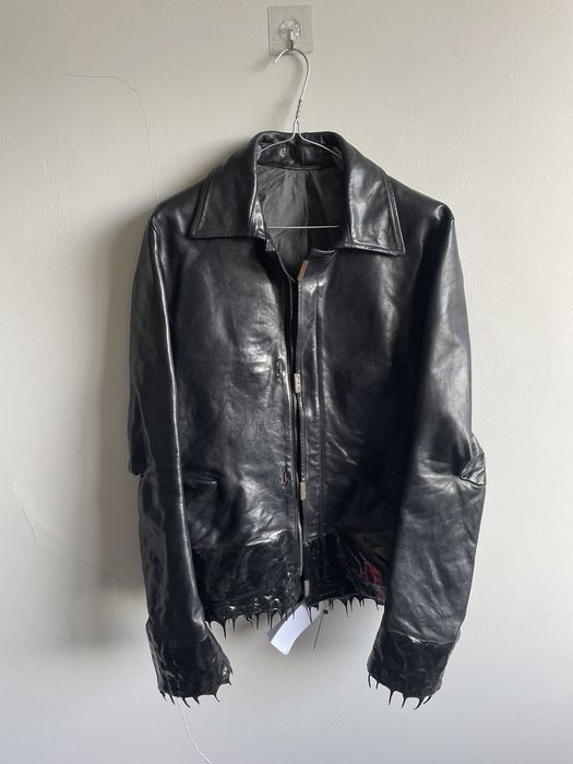 Carol Christian Poell Drippy CCP Leather Jacket | Grailed