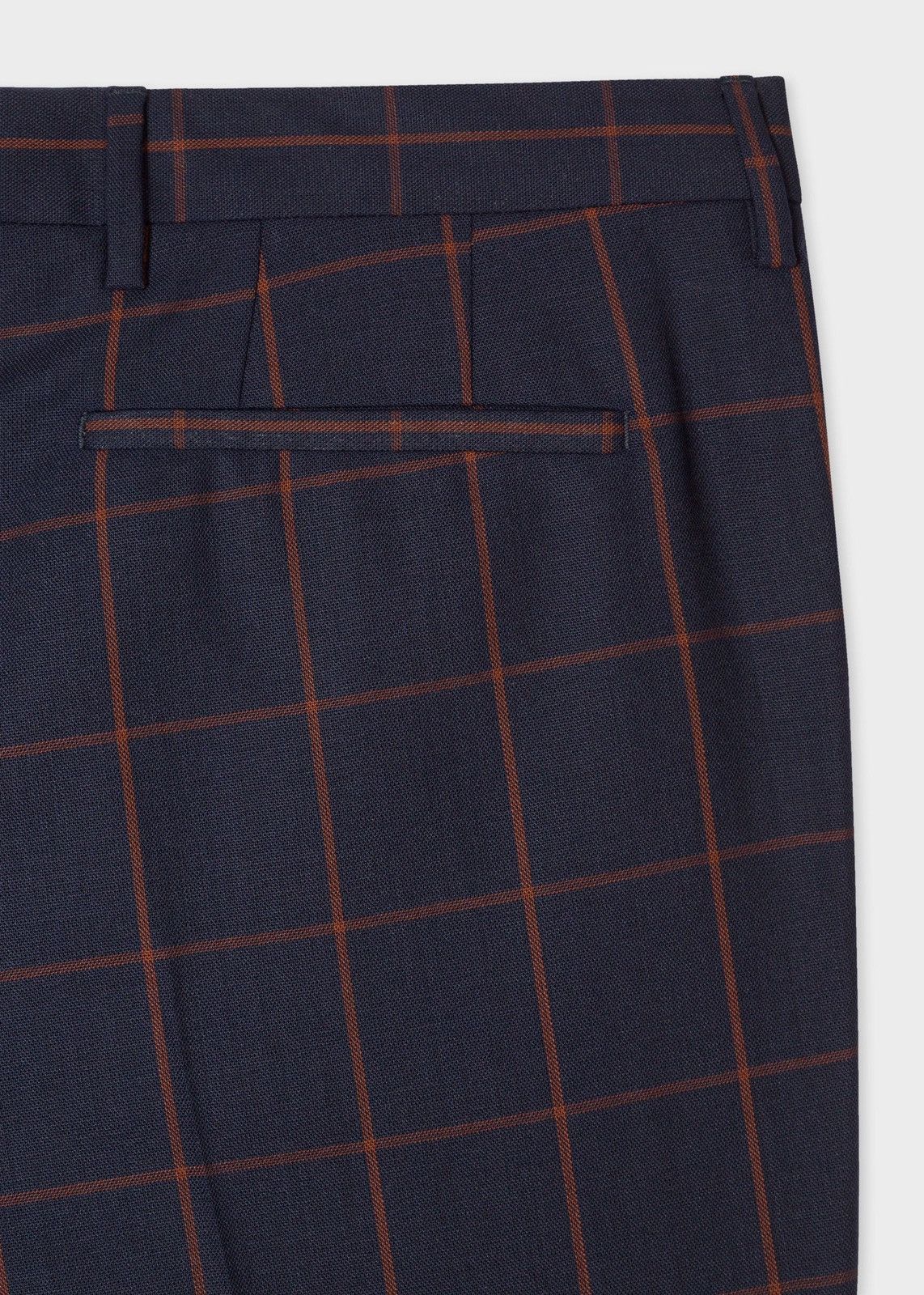Paul Smith NEW sz32 Slim Windowpane Check Loro Piana Wool Trouser Pants Size US 32 / EU 48 - 6 Thumbnail