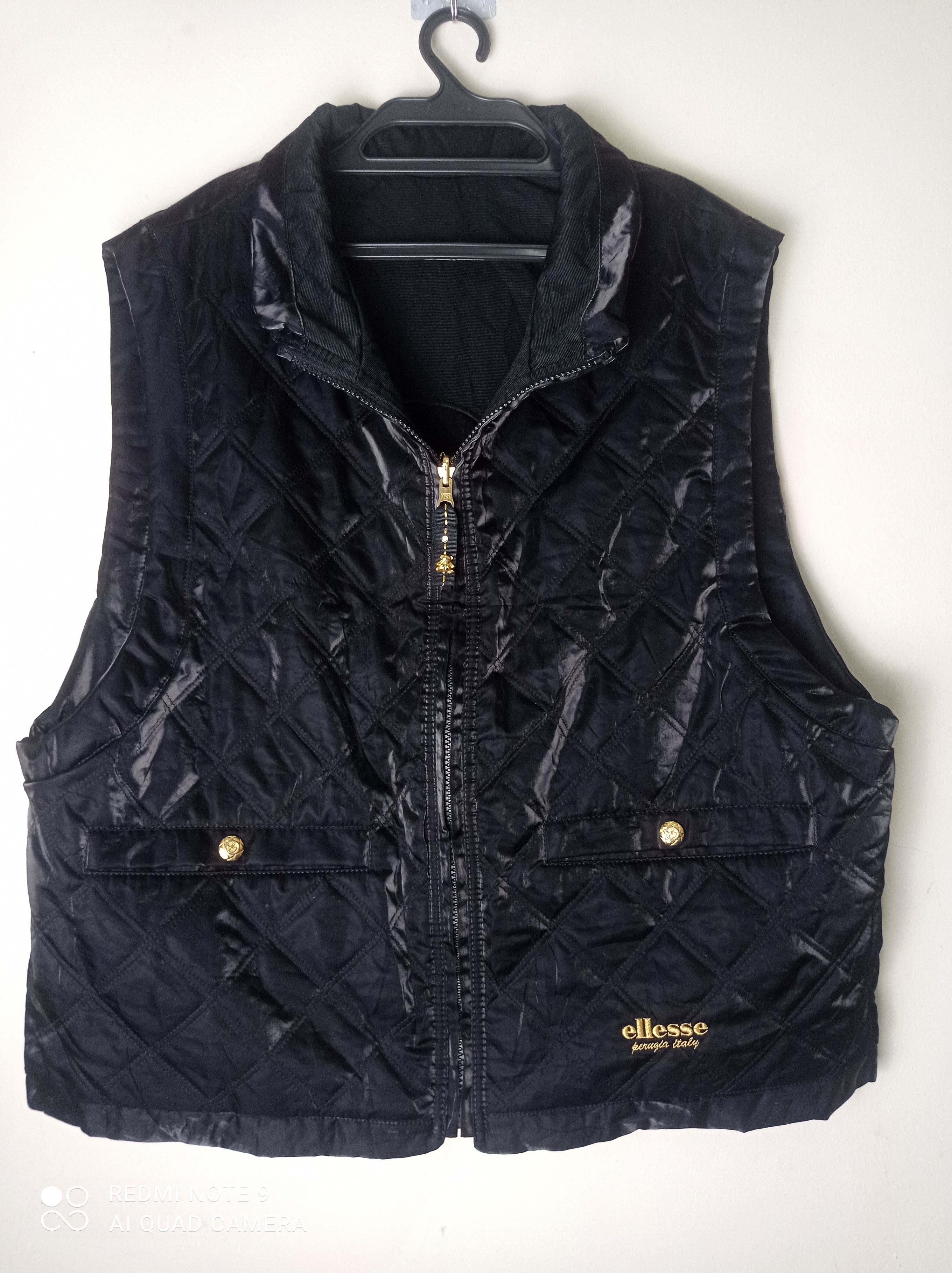 Ellesse Vintage Ellesse Italy Golden Bear Reversible Vest Jacket Size US L / EU 52-54 / 3 - 6 Thumbnail