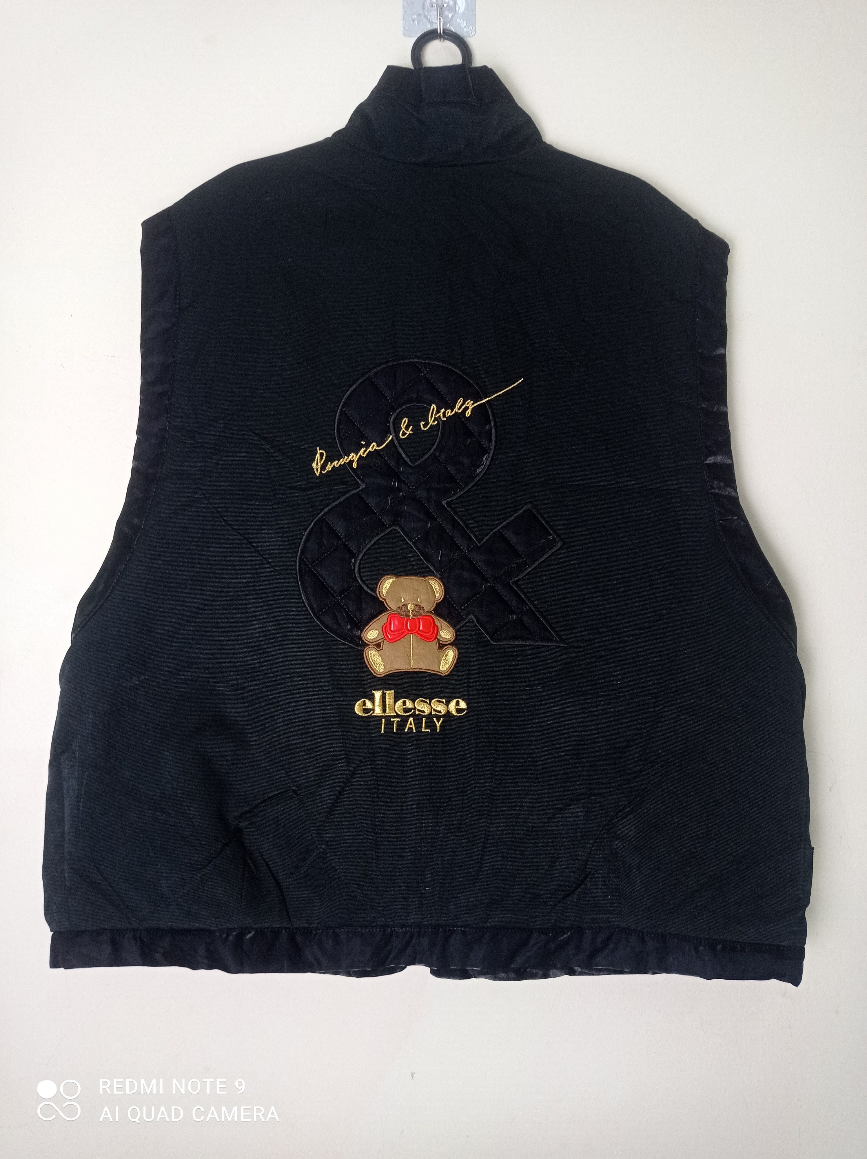Ellesse Vintage Ellesse Italy Golden Bear Reversible Vest Jacket Size US L / EU 52-54 / 3 - 3 Thumbnail