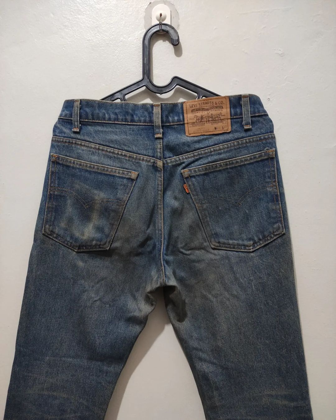 Levi's Vintage Clothing Vintage 80's Orange Tab Levis 20517-0217 Flared Jeans Size US 31 - 4 Thumbnail