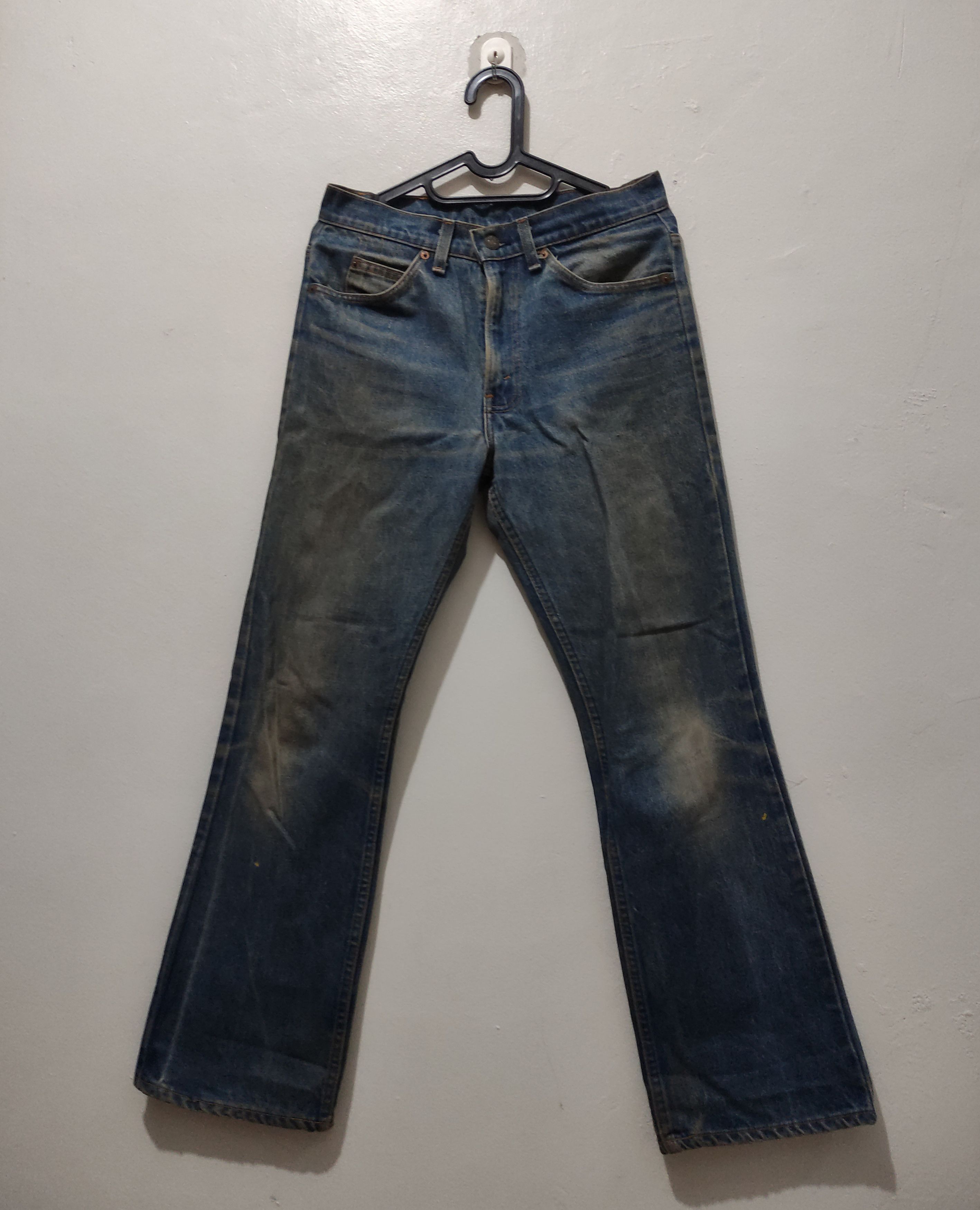 Levi's Vintage Clothing Vintage 80's Orange Tab Levis 20517-0217 Flared Jeans Size US 31 - 3 Thumbnail