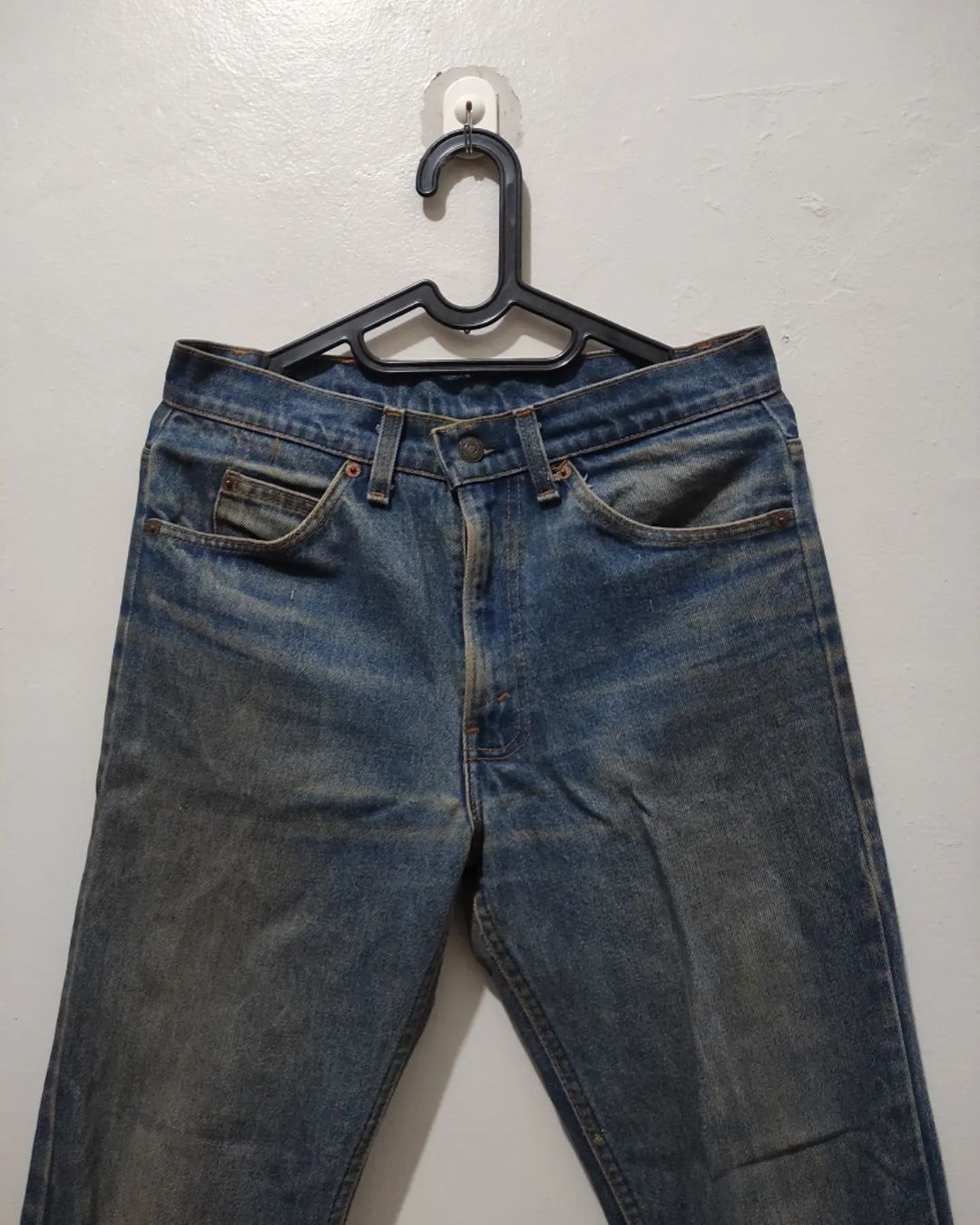 Levi's Vintage Clothing Vintage 80's Orange Tab Levis 20517-0217 Flared Jeans Size US 31 - 6 Thumbnail
