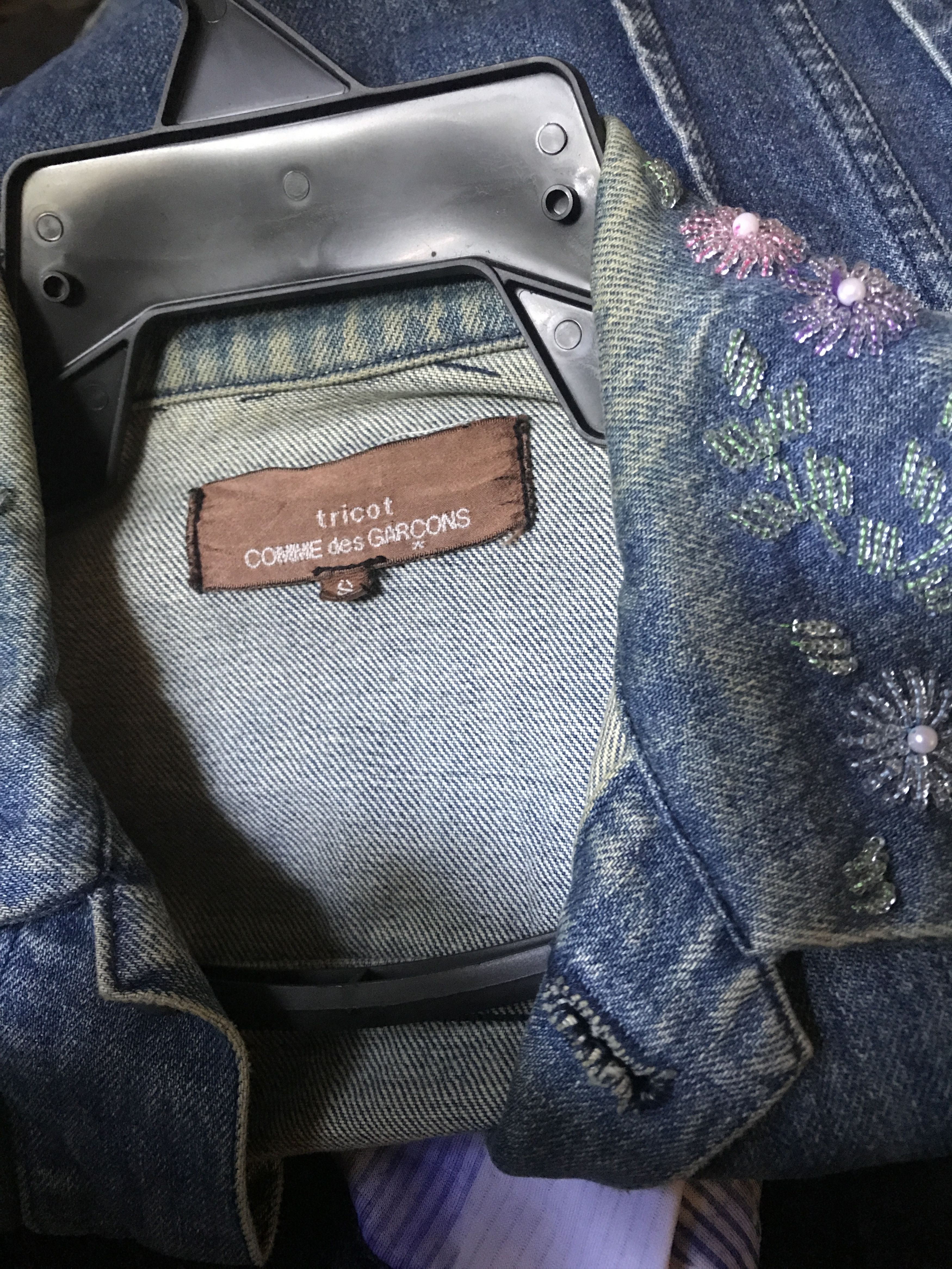Comme des Garcons Tricot Comme des Garcons Denim Jacket Size S / US 4 / IT 40 - 3 Thumbnail