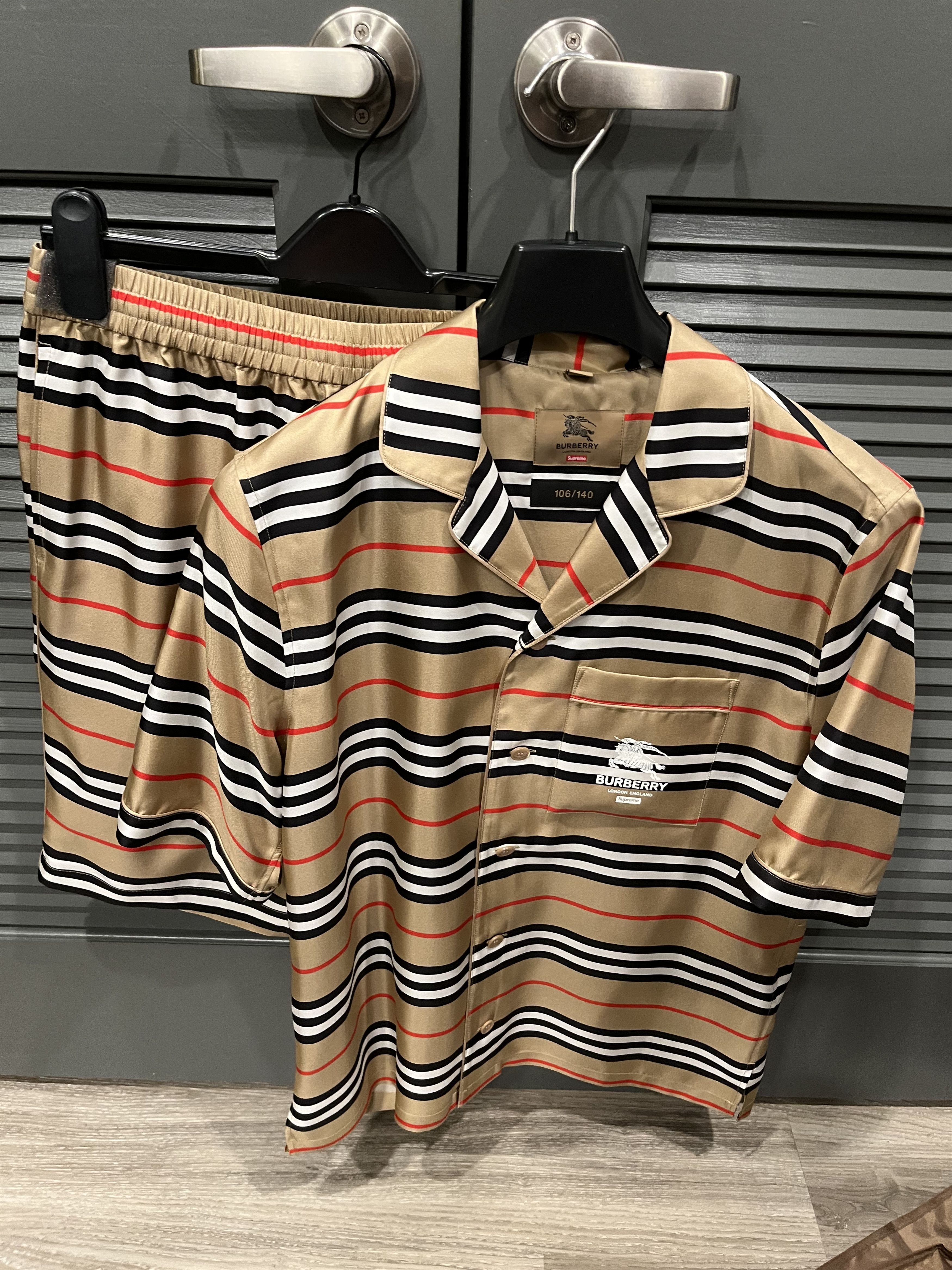 supreme burberry pajamas