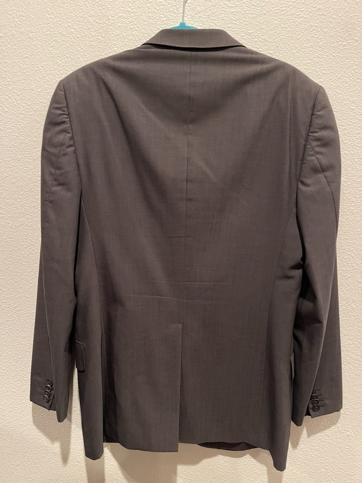 Gucci × Vintage Gucci wool mens suit blazer Size 40R - 2 Thumbnail