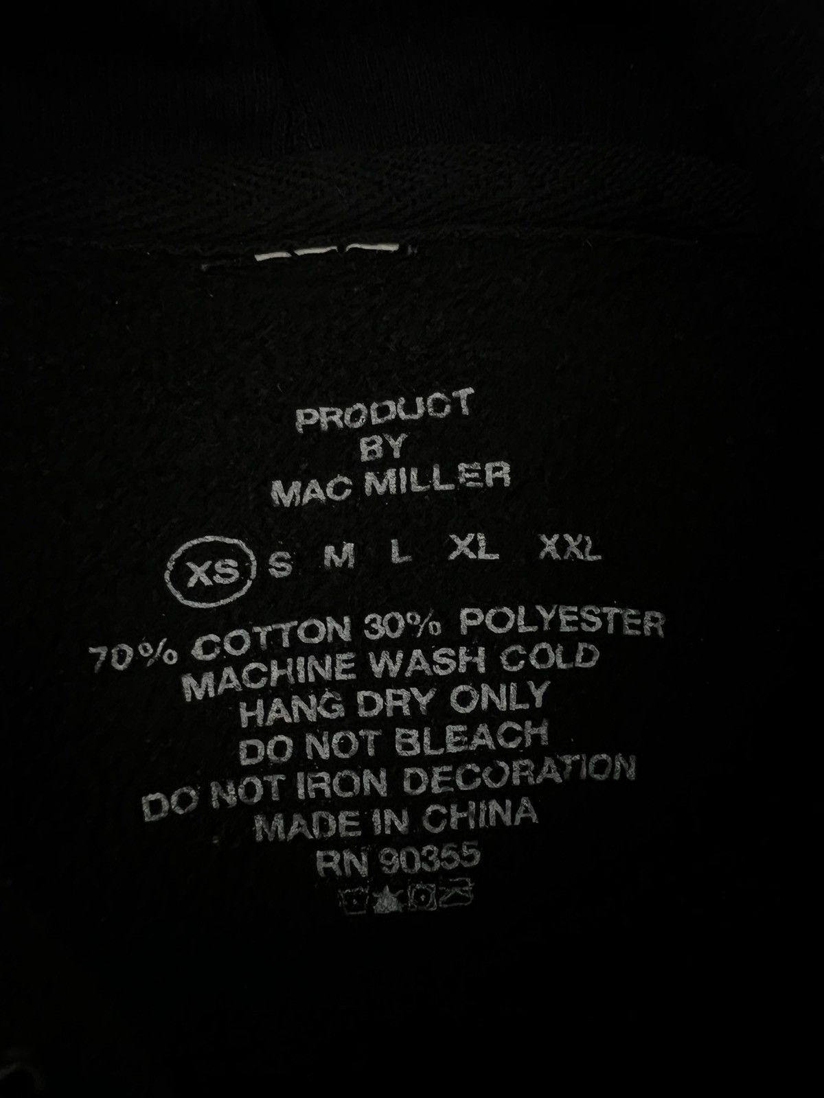 Mac Miller Mac Miller 92 to Infinity Black Hoodie Sz. XS ❄️ Swimming Size US XS / EU 42 / 0 - 2 Thumbnail