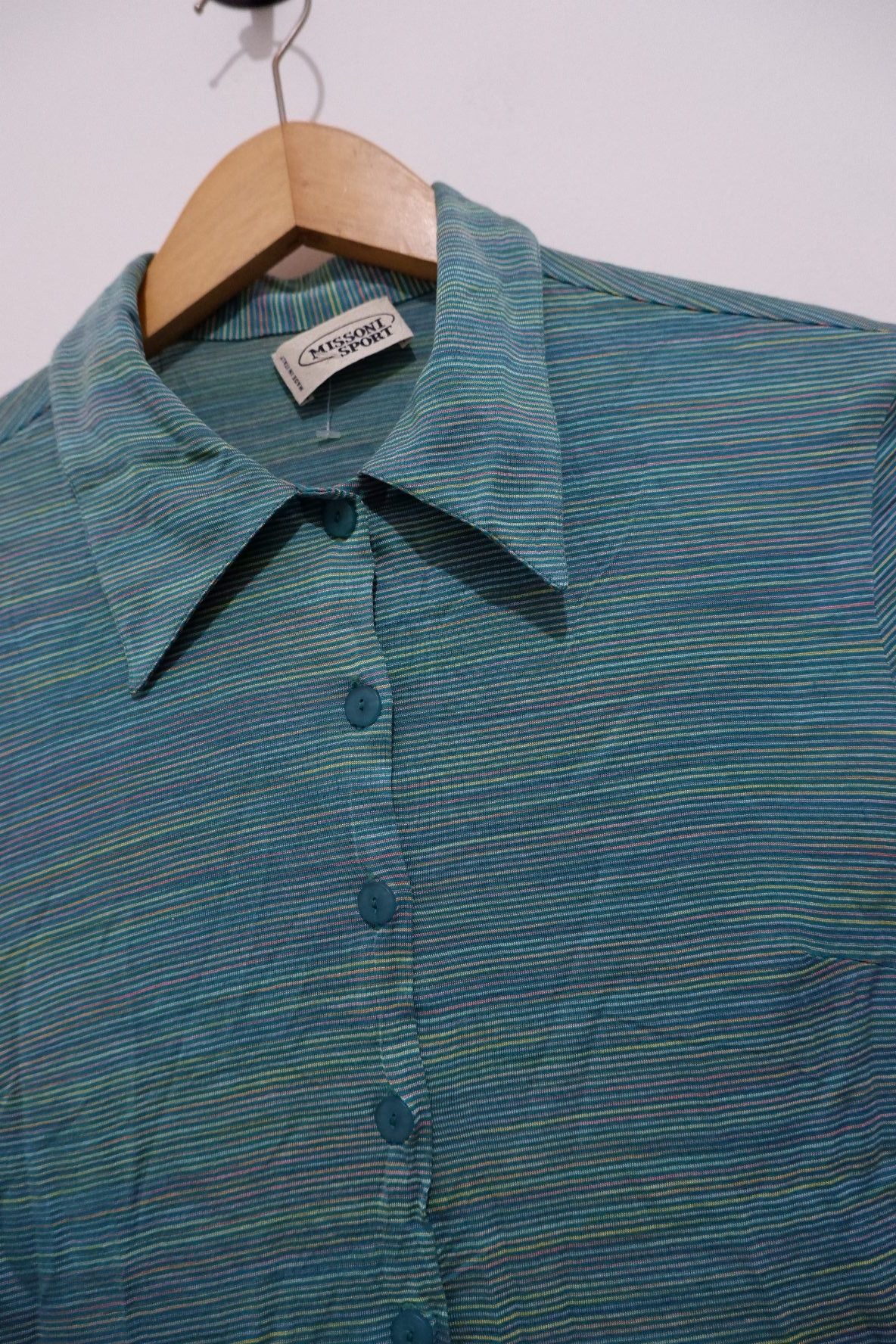 Missoni Vintage Missoni Sport Button Shirt Knitted Size US S / EU 44-46 / 1 - 3 Thumbnail