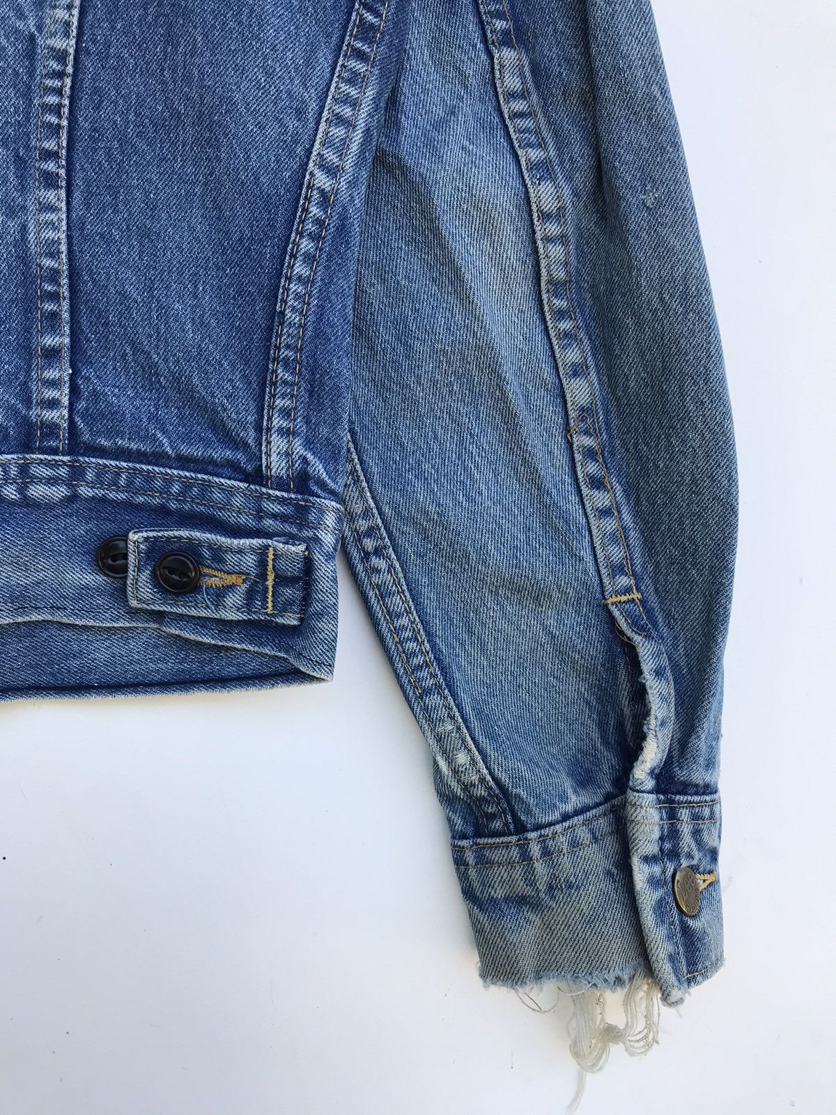 Lee Vintage 90s Lee Riders Denim Trucker Jacket Made in USA Size US S / EU 44-46 / 1 - 12 Thumbnail