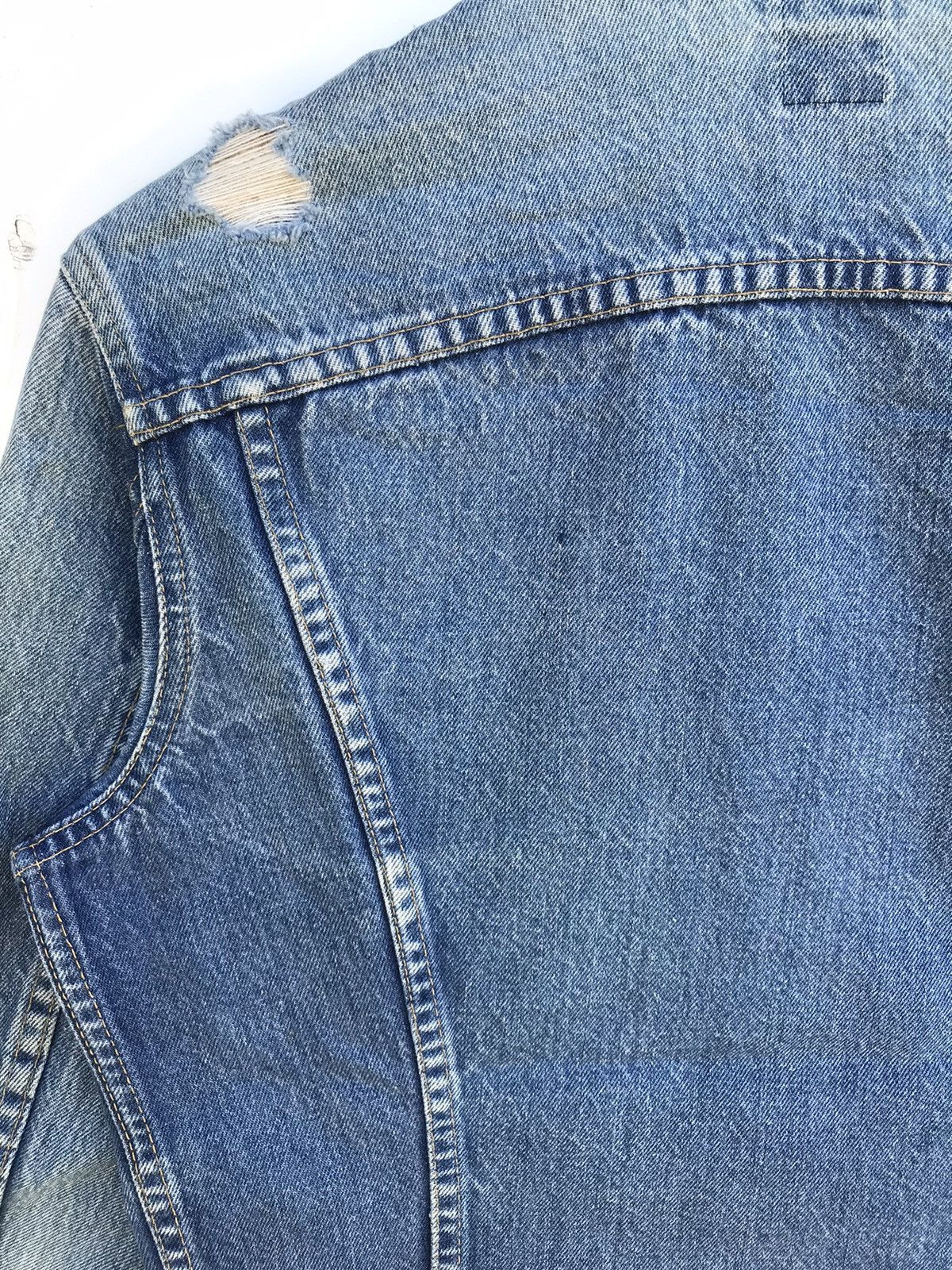 Lee Vintage 90s Lee Riders Denim Trucker Jacket Made in USA Size US S / EU 44-46 / 1 - 10 Thumbnail