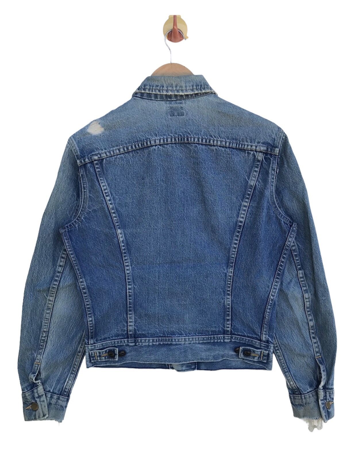 Lee Vintage 90s Lee Riders Denim Trucker Jacket Made in USA Size US S / EU 44-46 / 1 - 2 Thumbnail
