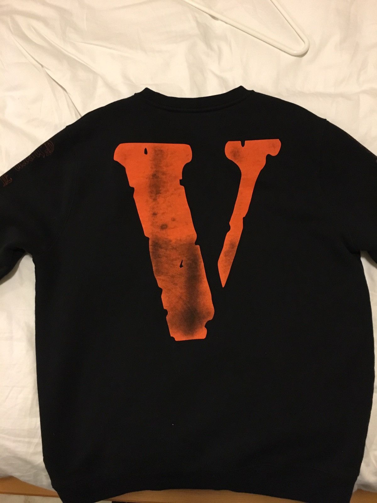 Off White Vlone VINTAGE WASH VLONE X OFF WHITE CREW NECK Grailed