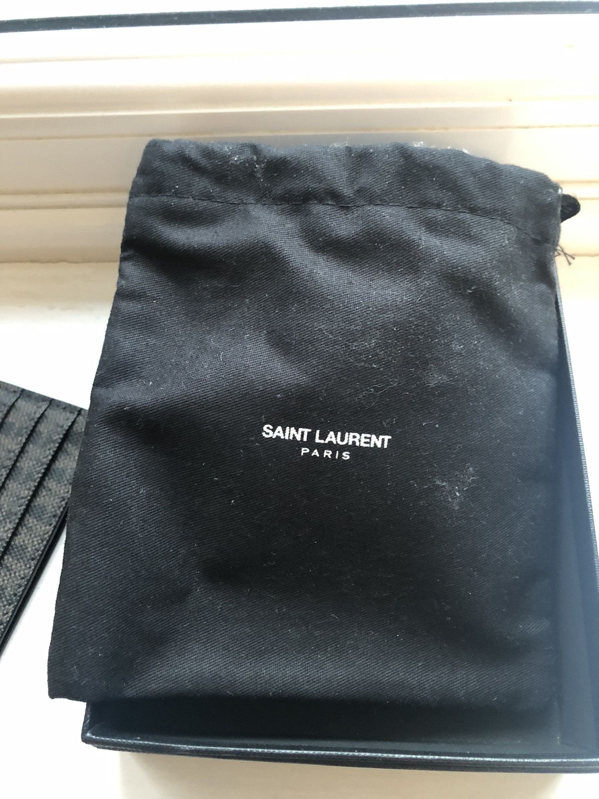 Saint Laurent Paris Toile Monogram Card Holder Size ONE SIZE - 3 Thumbnail