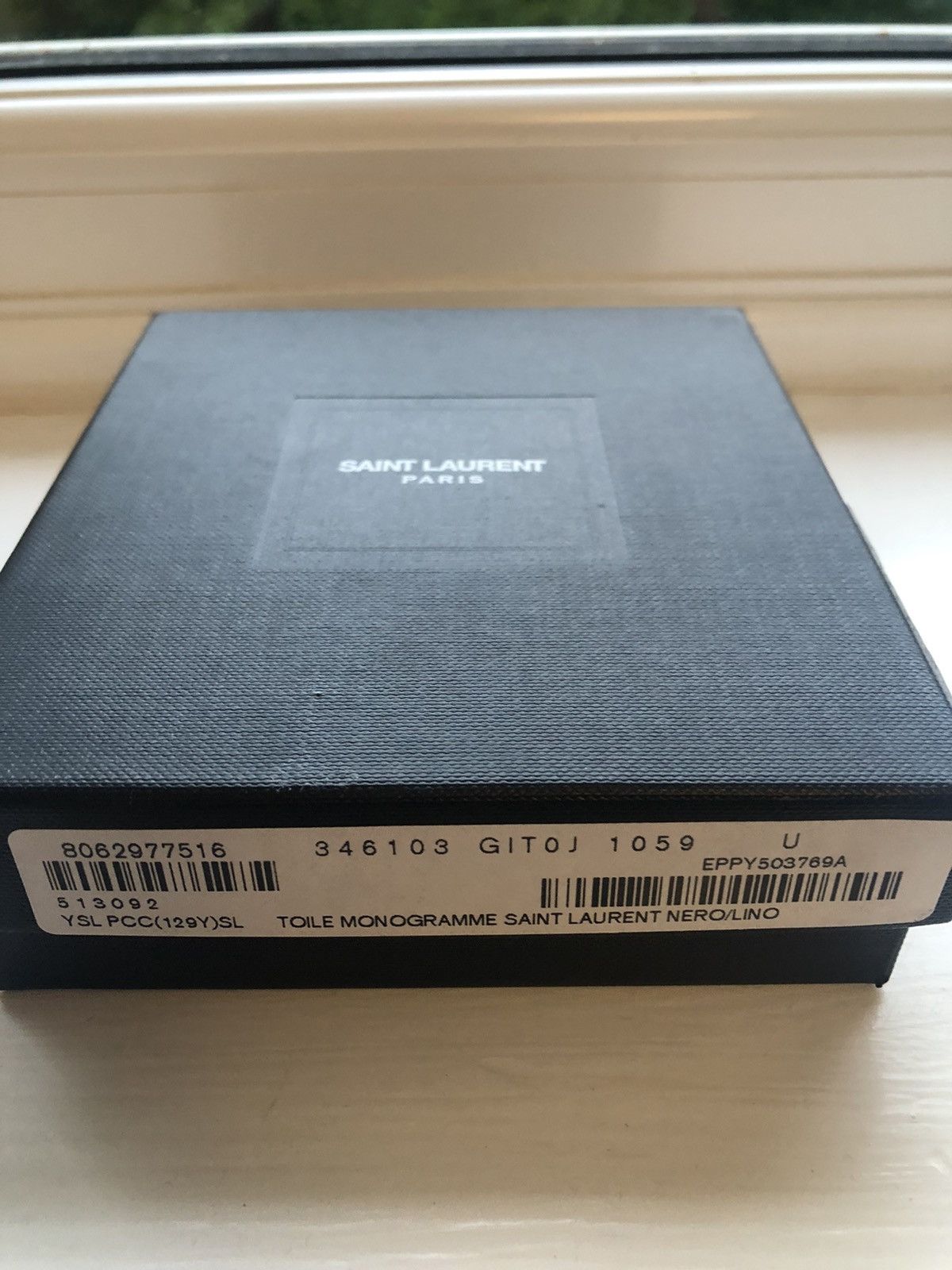 Saint Laurent Paris Toile Monogram Card Holder Size ONE SIZE - 4 Thumbnail