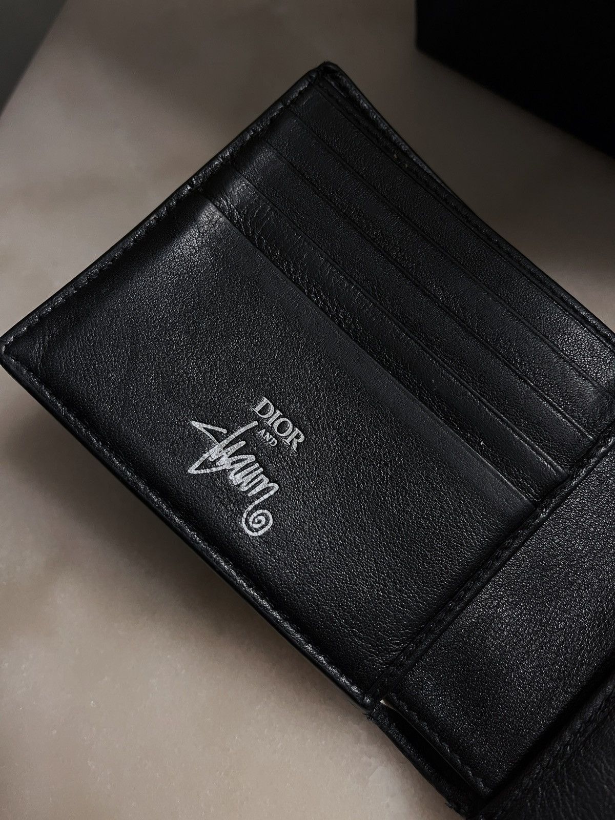 Dior Dior x Shawn Stussy Calfskin Wallet | Grailed