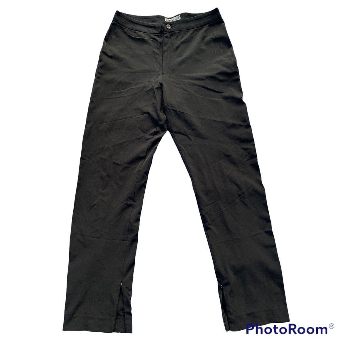 Issey Miyake 80s Nylon Trousers Zip Pants – akaibu.co