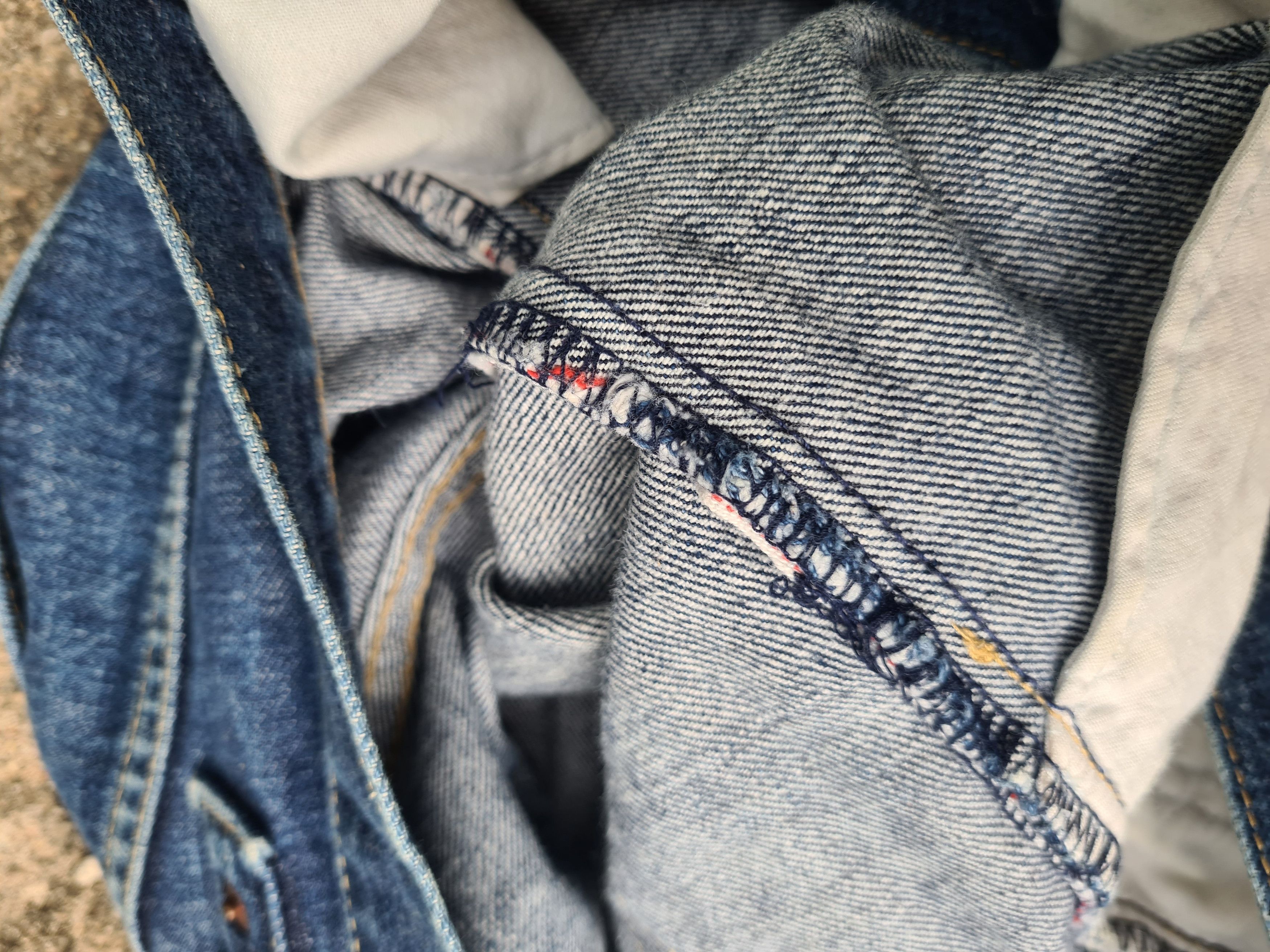 Levi's × Levi's Vintage Clothing Levis 702 buckleback big e selvedge distressed denim Size US 35 - 12 Thumbnail