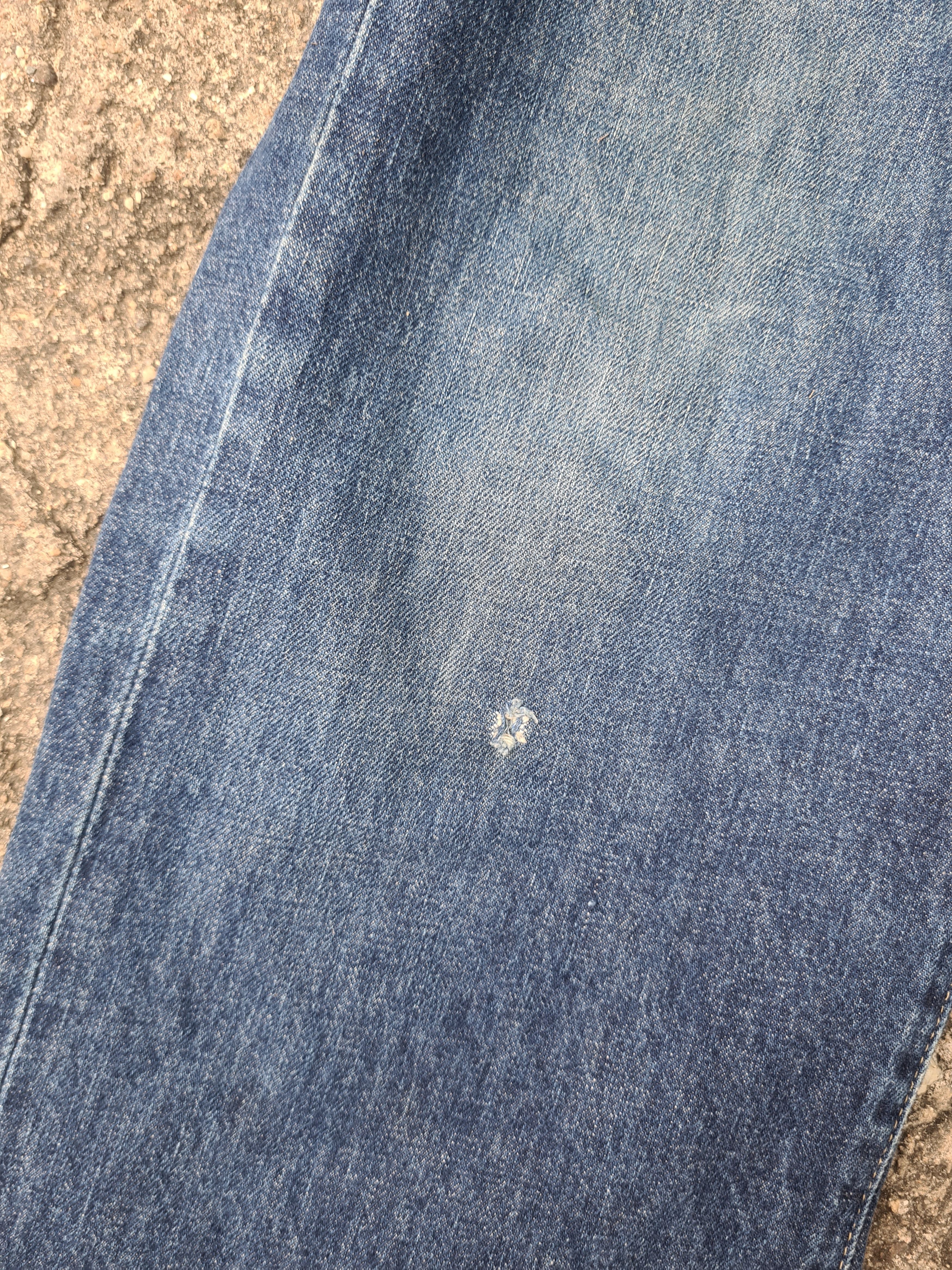 Levi's × Levi's Vintage Clothing Levis 702 buckleback big e selvedge distressed denim Size US 35 - 7 Thumbnail