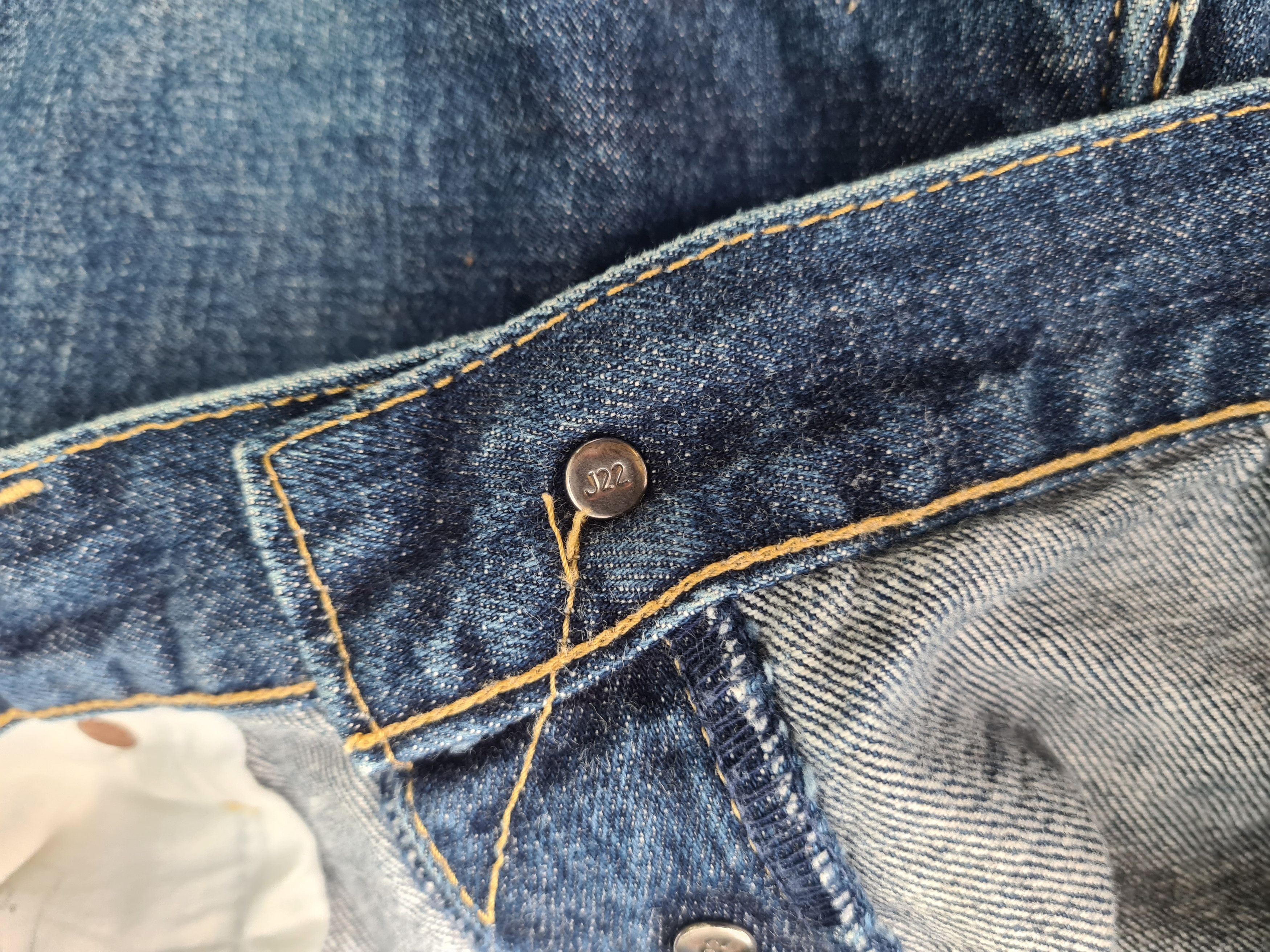 Levi's × Levi's Vintage Clothing Levis 702 buckleback big e selvedge distressed denim Size US 35 - 9 Thumbnail
