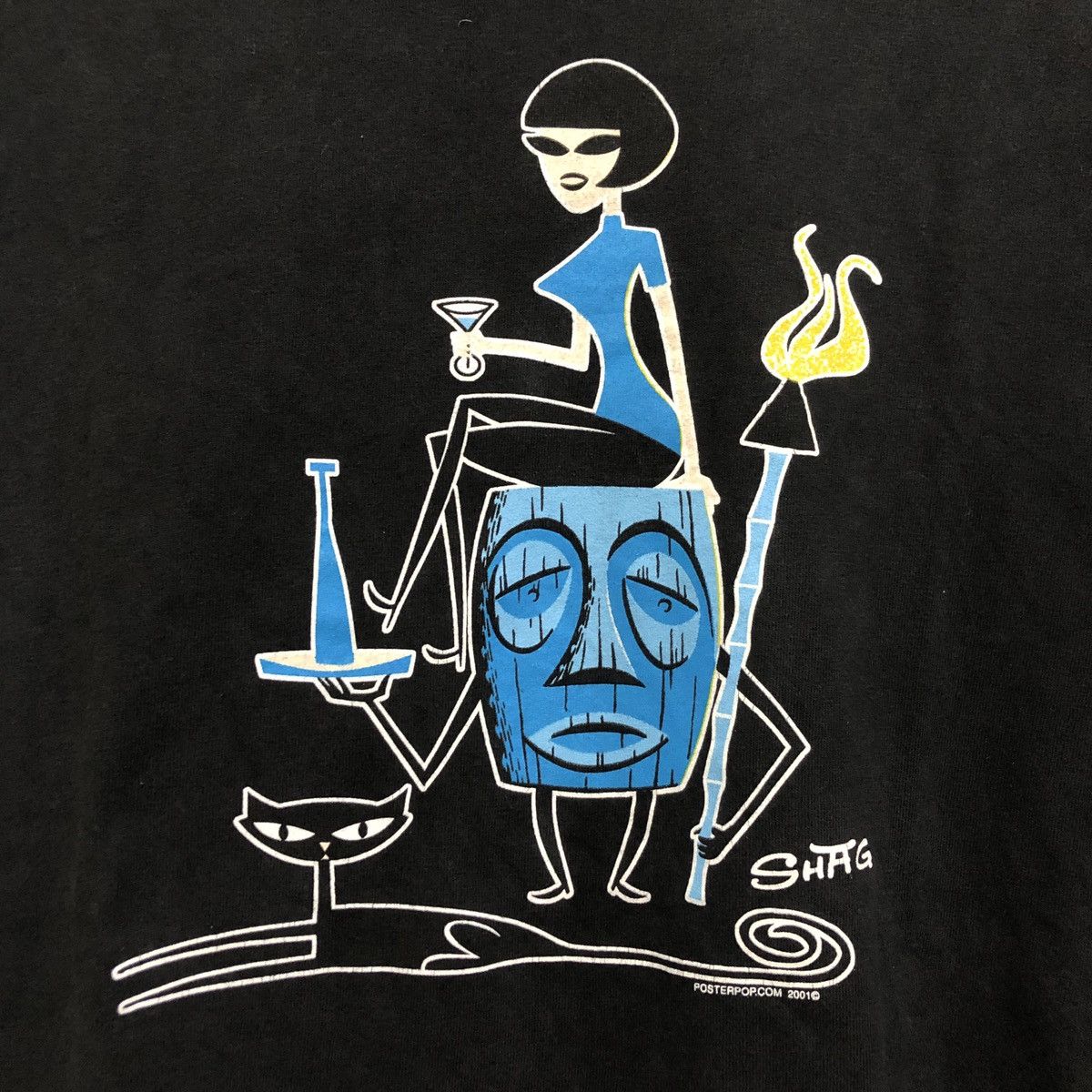 Vintage Vintage Poster Pop Shag 2001 T-Shirt Size US L / EU 52-54 / 3 - 2 Thumbnail