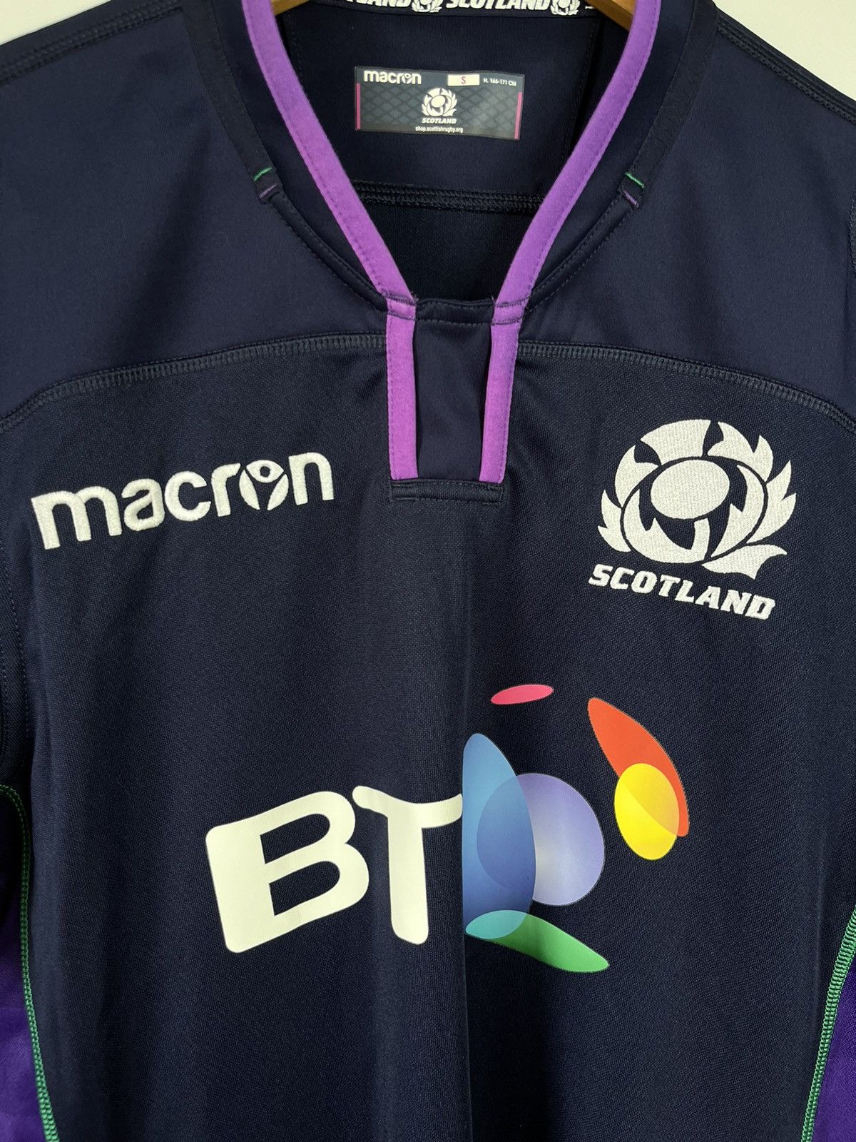 Jersey Scotland National Team Rugby Jersey Shirt Macron Size S Size US S / EU 44-46 / 1 - 3 Thumbnail