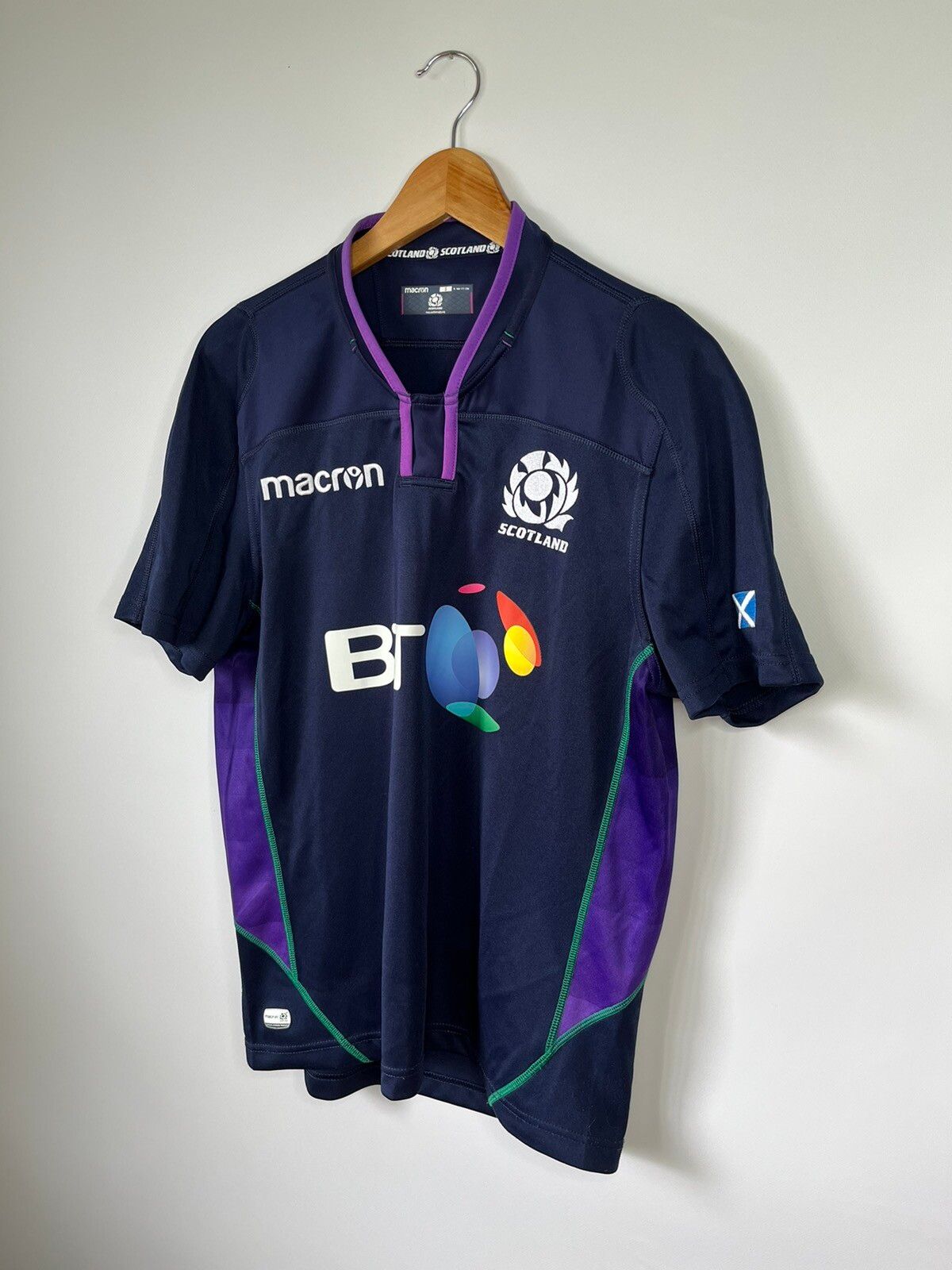 Jersey Scotland National Team Rugby Jersey Shirt Macron Size S Size US S / EU 44-46 / 1 - 2 Preview