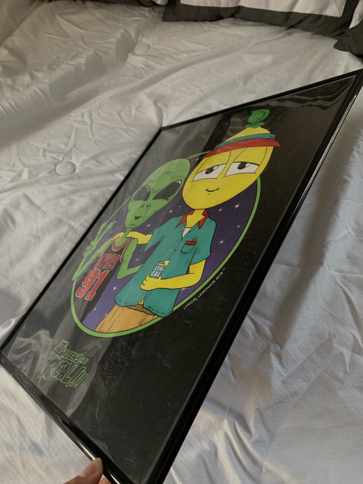 Lyrical Lemonade LYRICAL LEMONADE ALIENS ARE REAL POSTER | Grailed