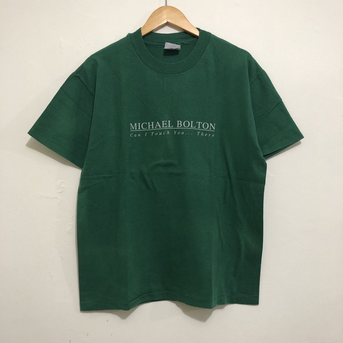 Vintage Vintage Michael Bolton Can I Touch You There T-Shirt Size US L / EU 52-54 / 3 - 1 Thumbnail
