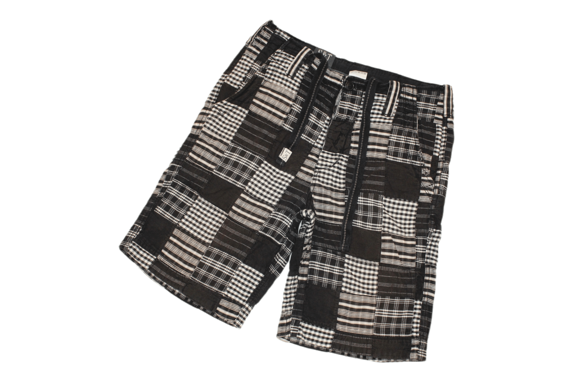 Buzz Rickson's 💥💥 Surplus Raw Vintage Cologne Patchwork Cargo Shorts Size US 32 / EU 48 - 2 Thumbnail
