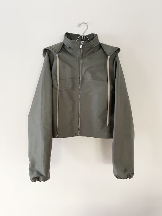 Rick Owens SS18 Dirt Mainline Cropped Windbreaker | Grailed