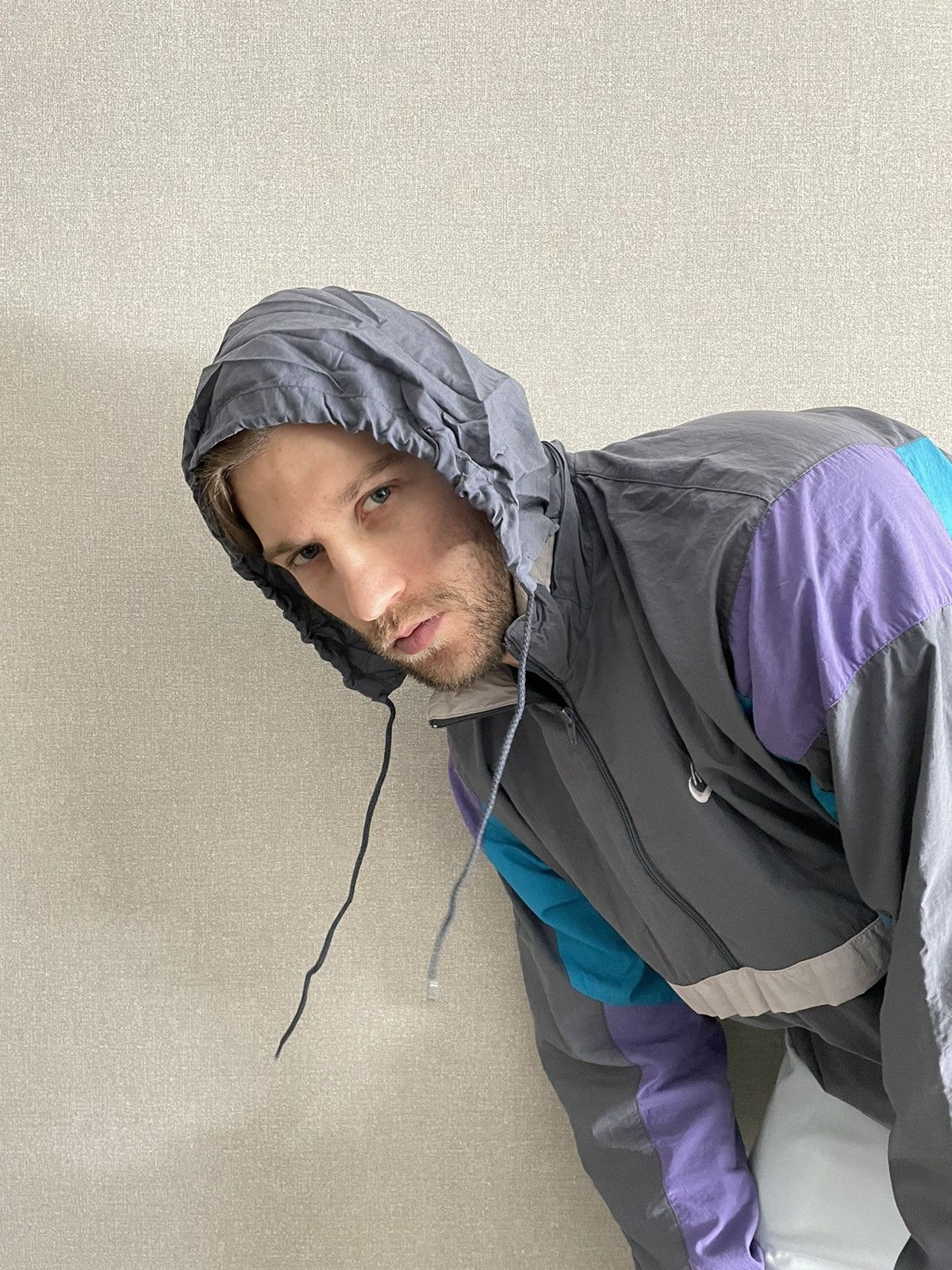 Nike × Vintage Nike Vintage 1/4 zip pullover jacket, retro windbreaker Size US XL / EU 56 / 4 - 8 Thumbnail