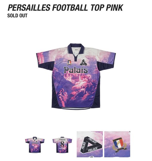 Palace Palace Persailles Football Top Pink | Grailed