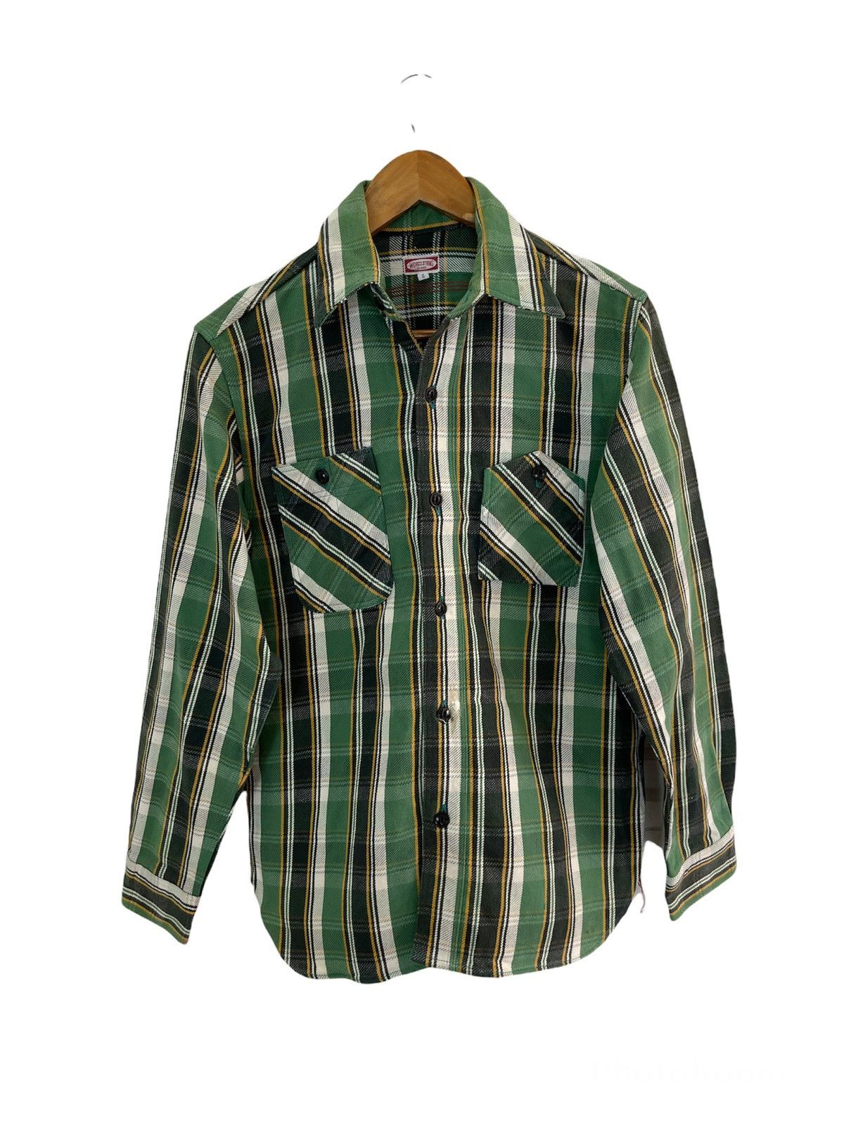 Beams Plus × Japanese Brand × Vintage VINTAGE BEAMS WORK CLOTHING SHIRT FLANNEL Size US S / EU 44-46 / 1 - 1 Thumbnail