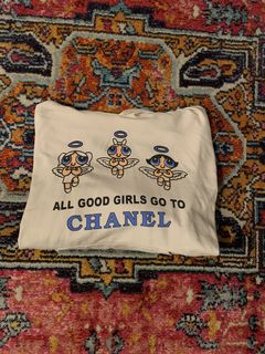 Authentic Mega Yacht Shirt All Good Girls Go To Chanel Bad Girls Go To  Gucci XL