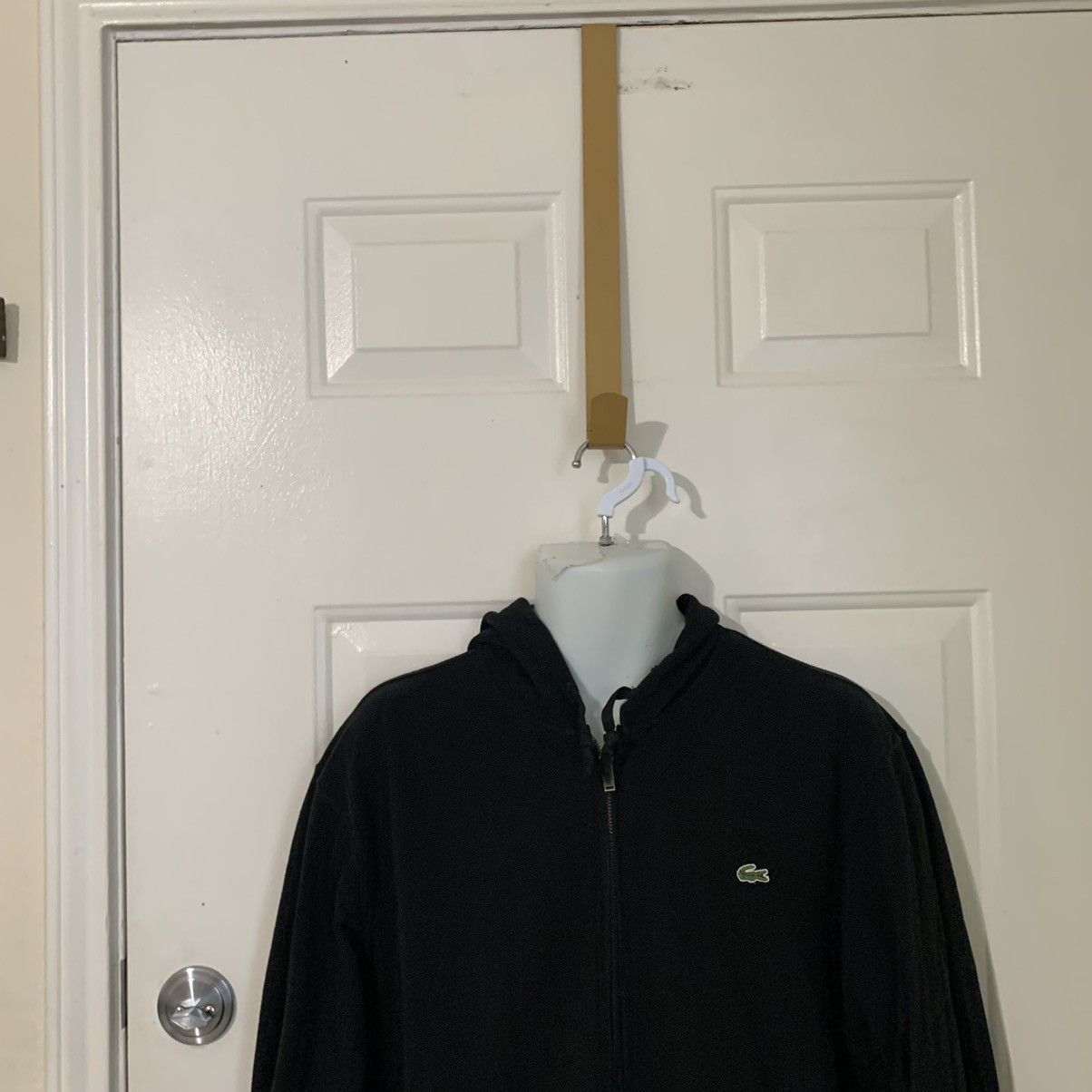 Lacoste Zippered Cotton Textured hoodie Size US XL / EU 56 / 4 - 6 Thumbnail