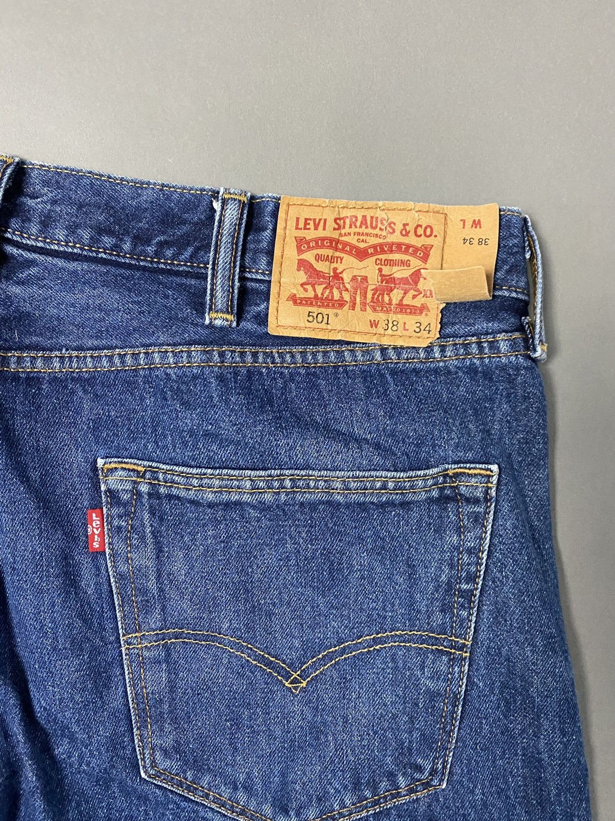 Levi's × Vintage Levi’s 501 vintage blue jeans denim pants Size US 38 / EU 54 - 4 Thumbnail