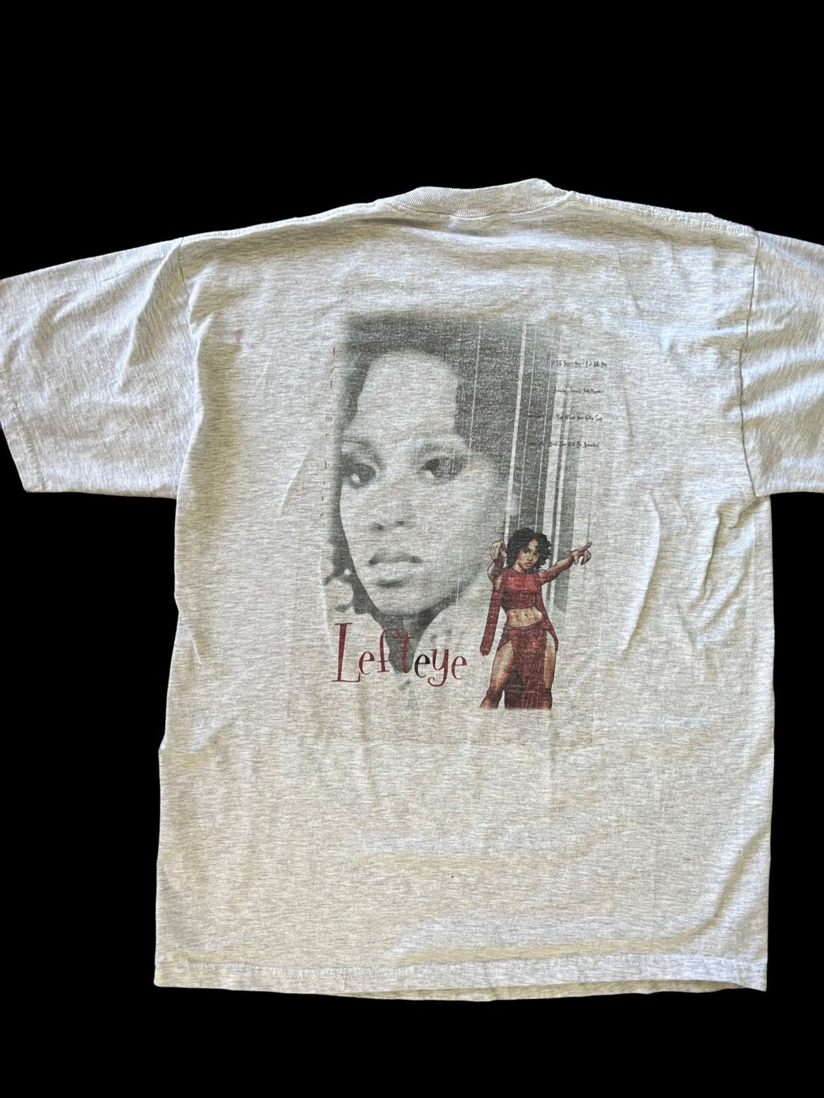 Vintage Let Me Live Lisa Left Eye Lopes TLC Rap T-Shirt