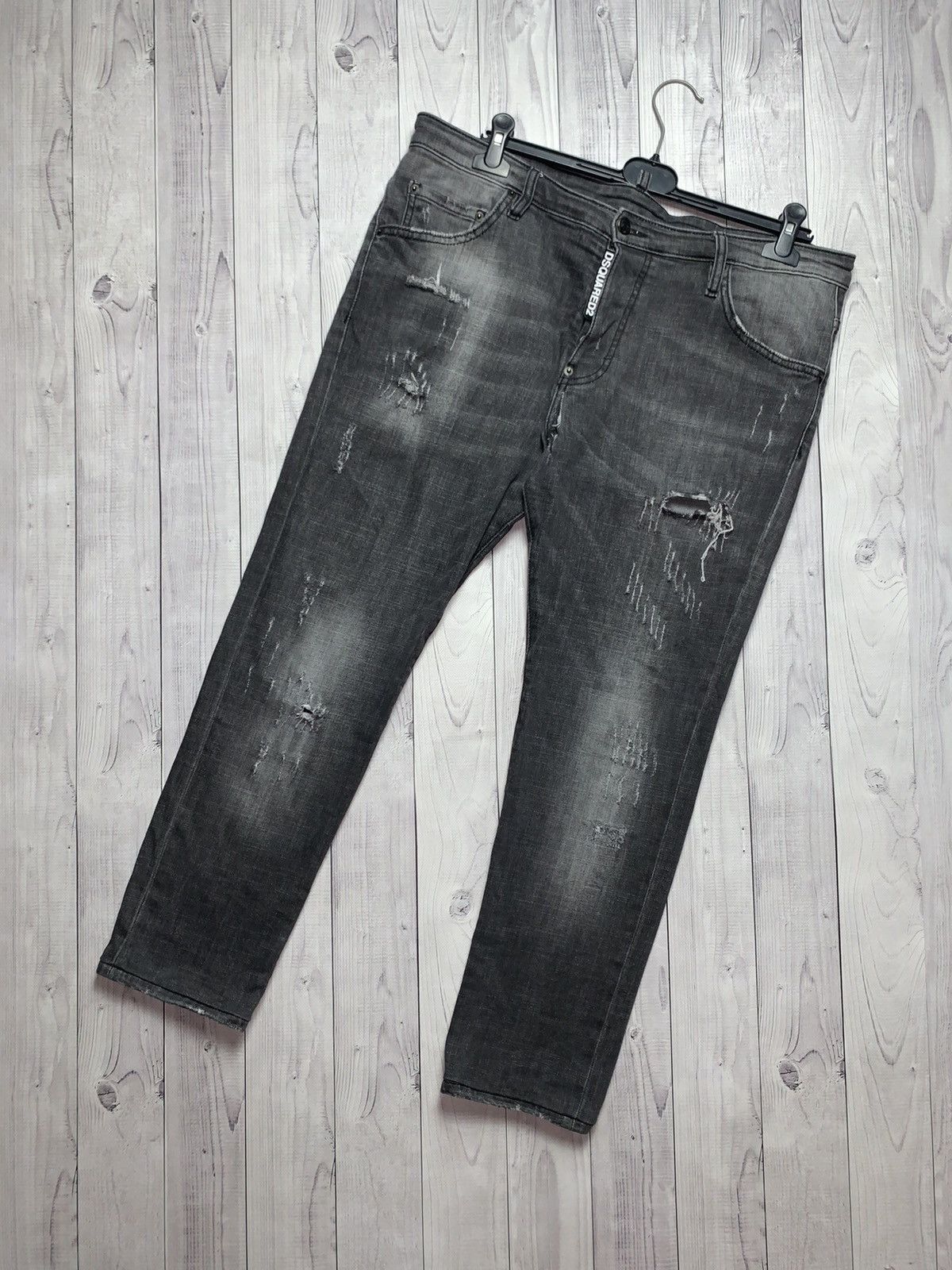 Dsquared2 Denim jeans size 38 grey distressed
