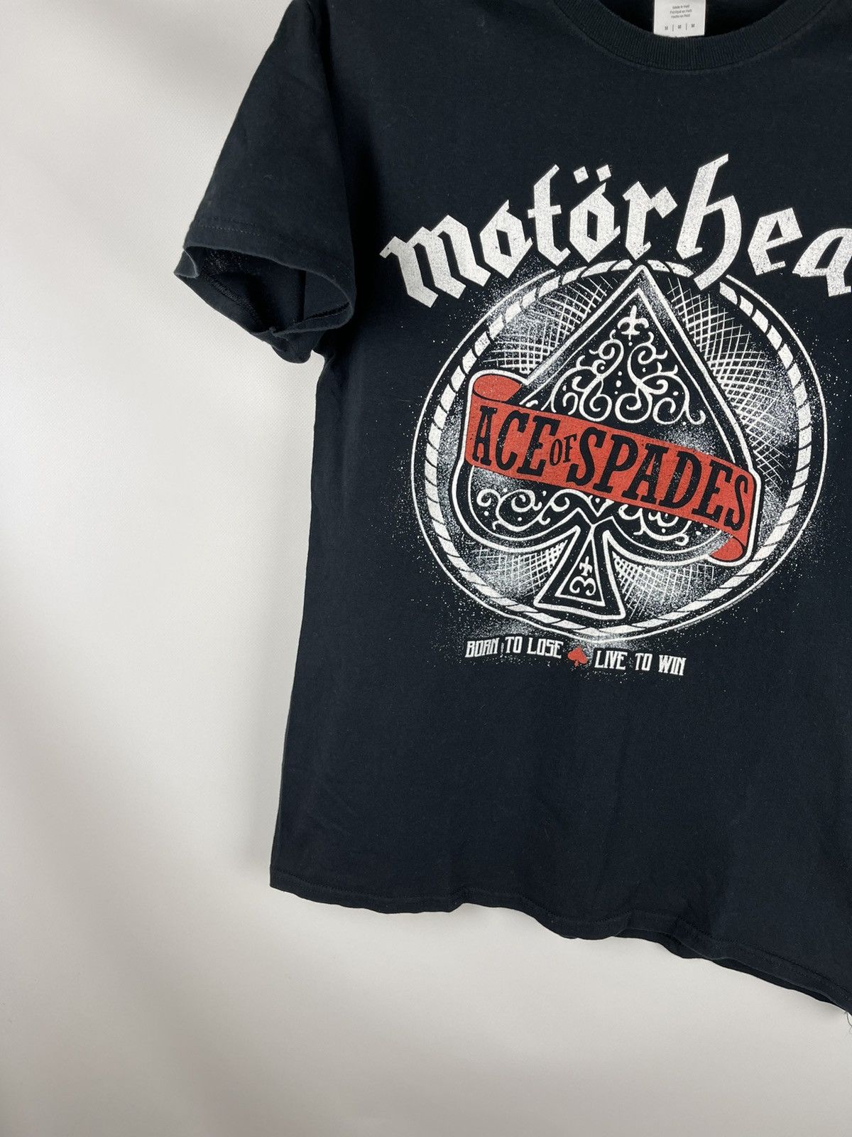 Band Tees Gildan Motörhead 2016 ace of spades born to lose love to win Size US M / EU 48-50 / 2 - 4 Thumbnail