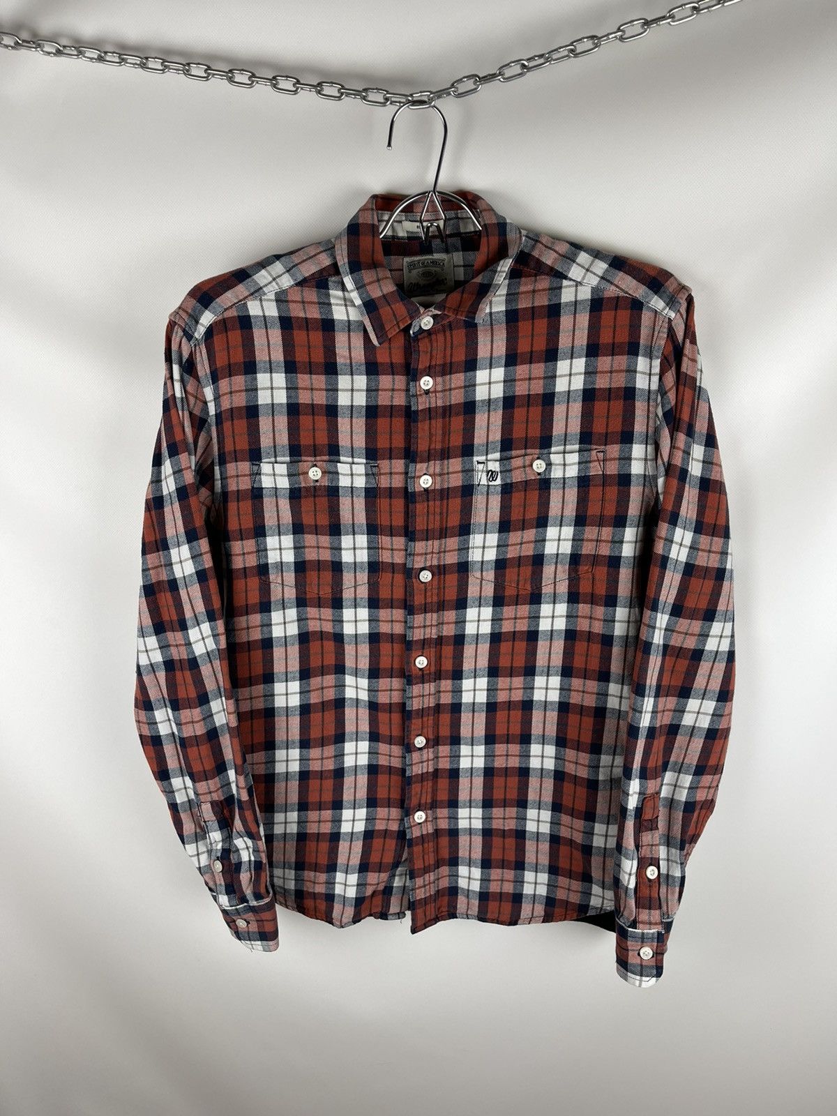 Flannel Wrangler checkered vintage red flannel travis Scott style Size US M / EU 48-50 / 2 - 8 Thumbnail