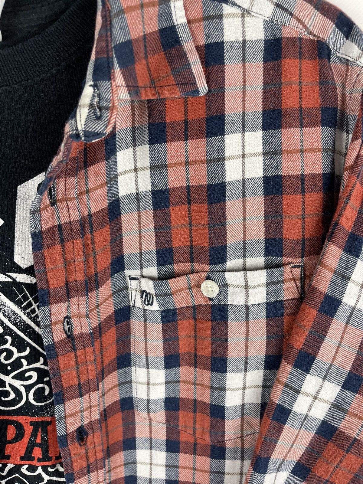 Flannel Wrangler checkered vintage red flannel travis Scott style Size US M / EU 48-50 / 2 - 5 Thumbnail