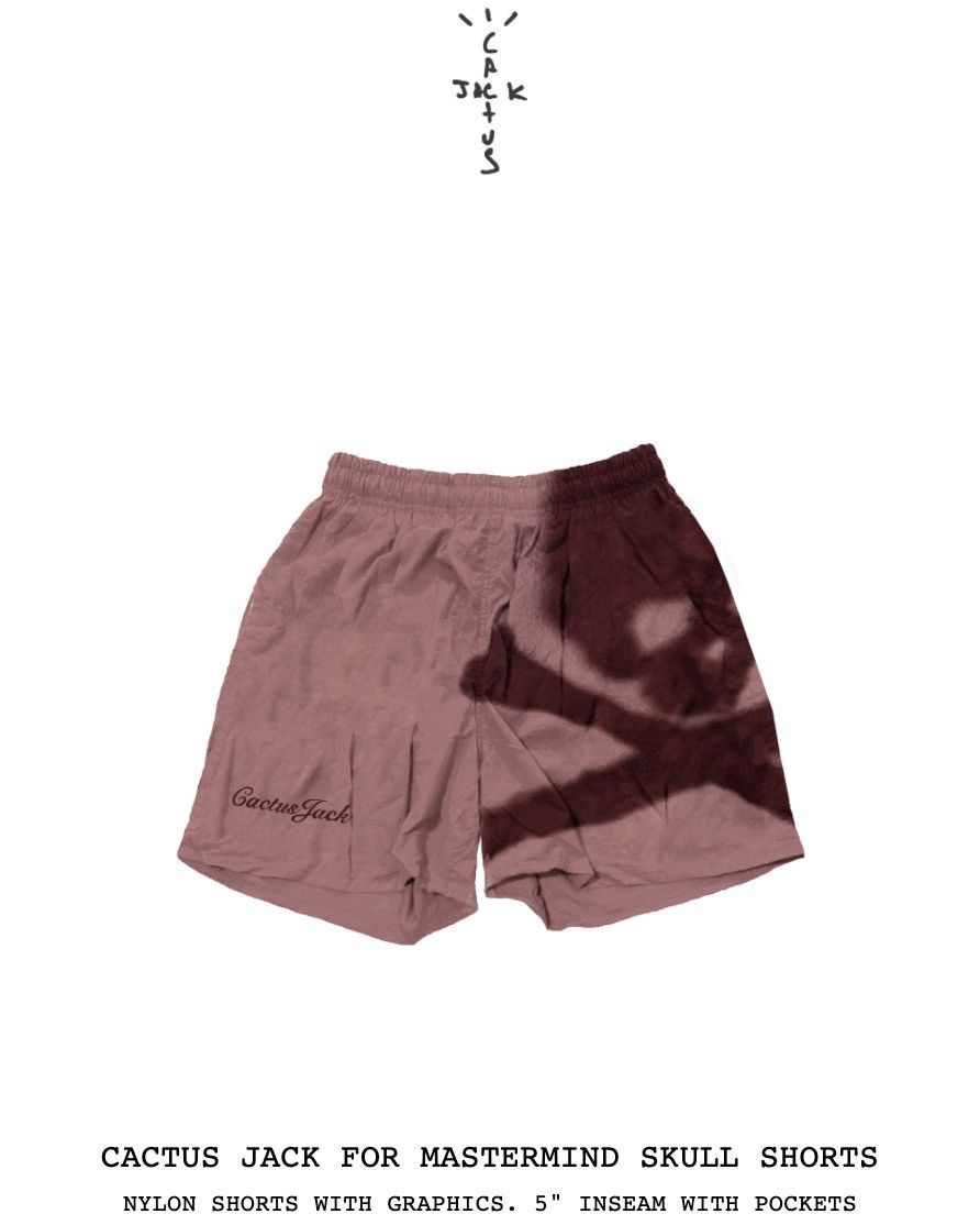 Travis Scott Travis Scott Cactus Jack For Mastermind Skull Shorts | Grailed