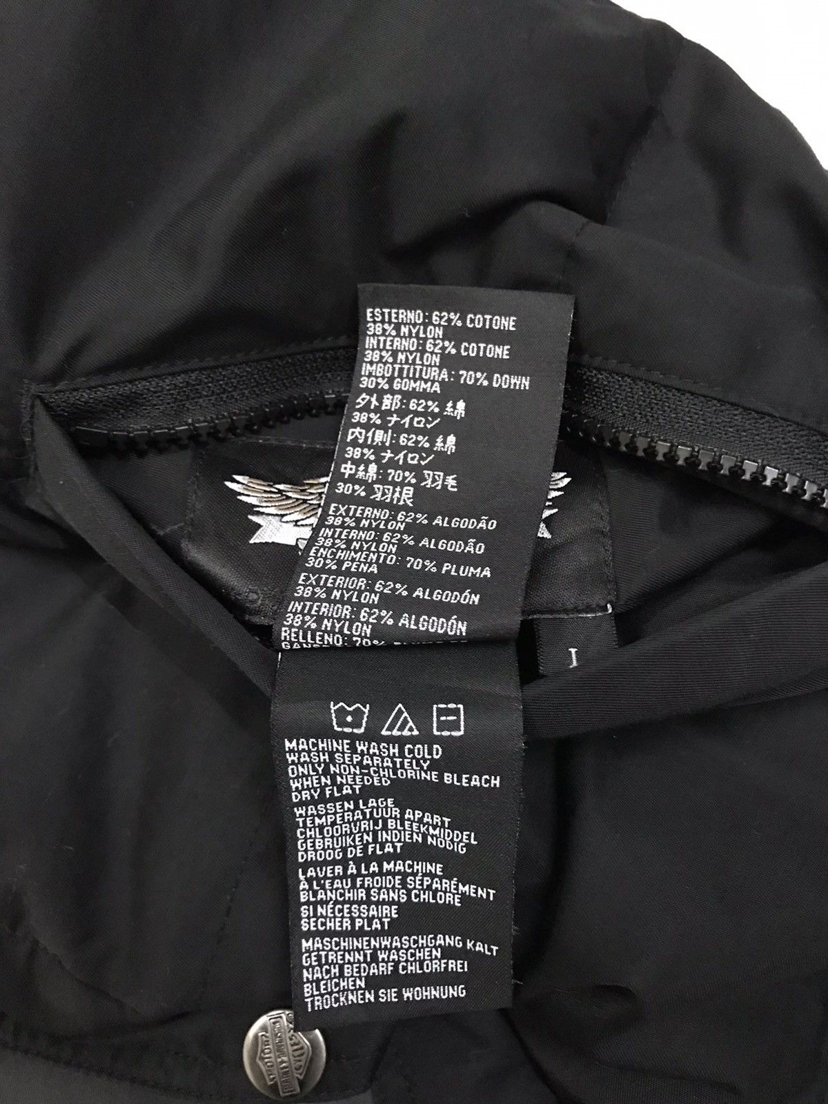Harley Davidson × Vintage Harley Davidson Puffer Down Jacket Reversible Jacket Size US L / EU 52-54 / 3 - 23 Thumbnail