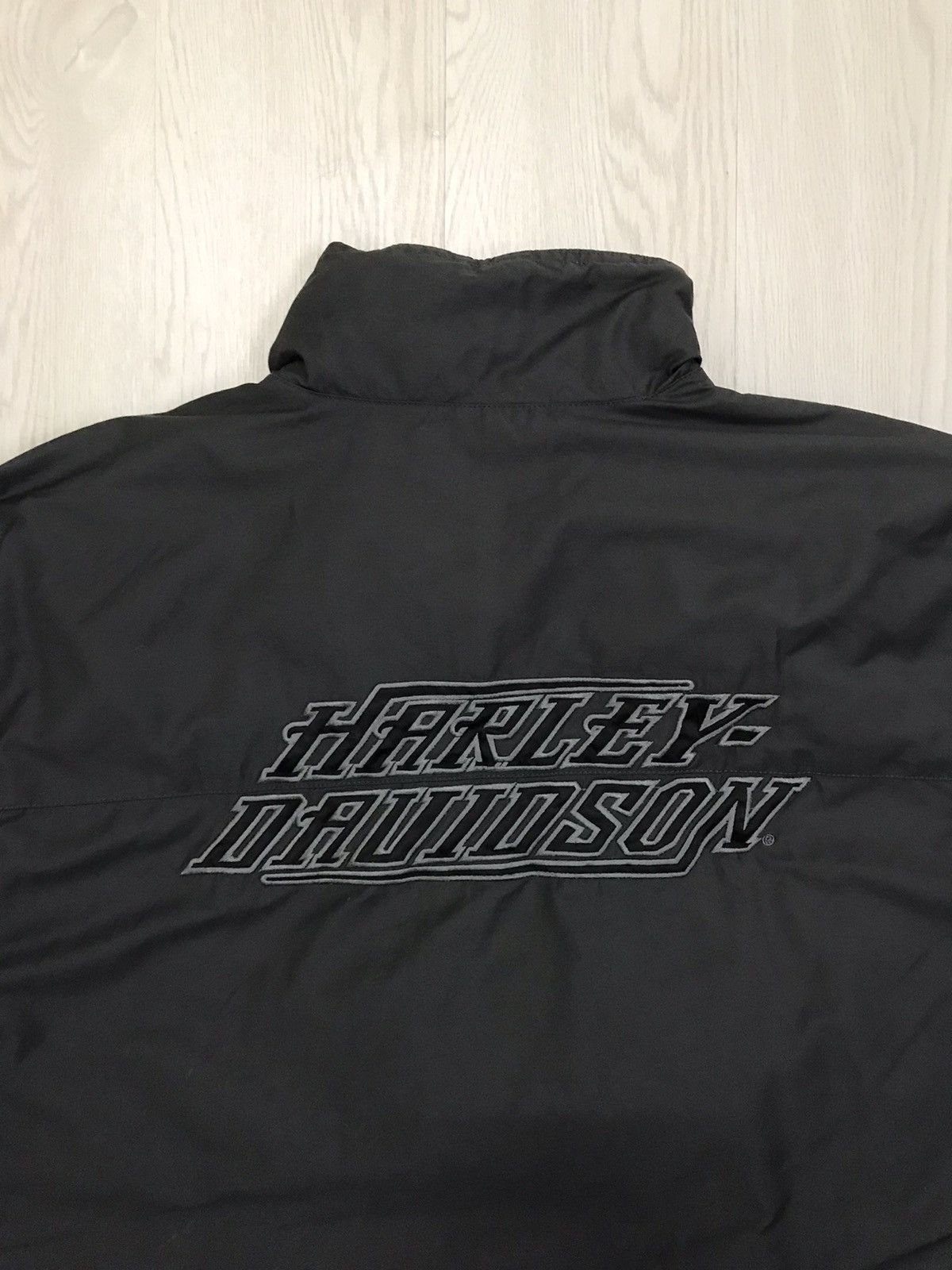 Harley Davidson × Vintage Harley Davidson Puffer Down Jacket Reversible Jacket Size US L / EU 52-54 / 3 - 12 Thumbnail