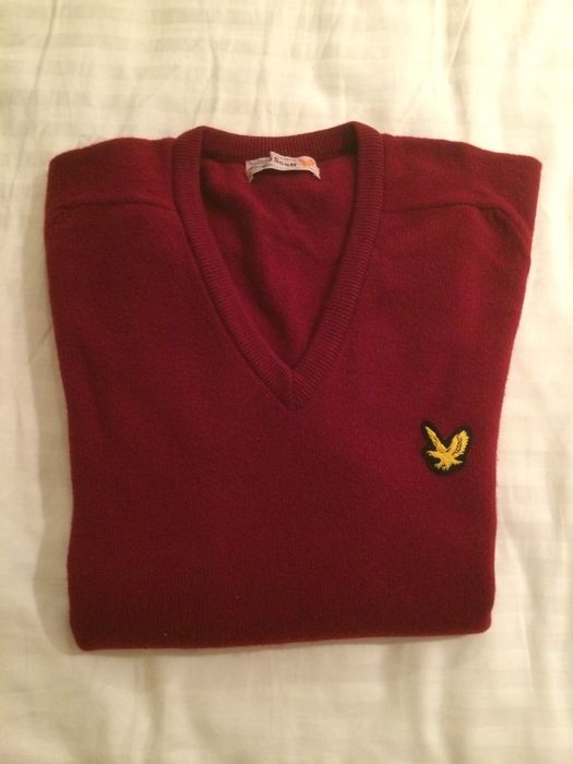 Lyle & Scott Red Cashmere Sweater Size US M / EU 48-50 / 2 - 1 Preview