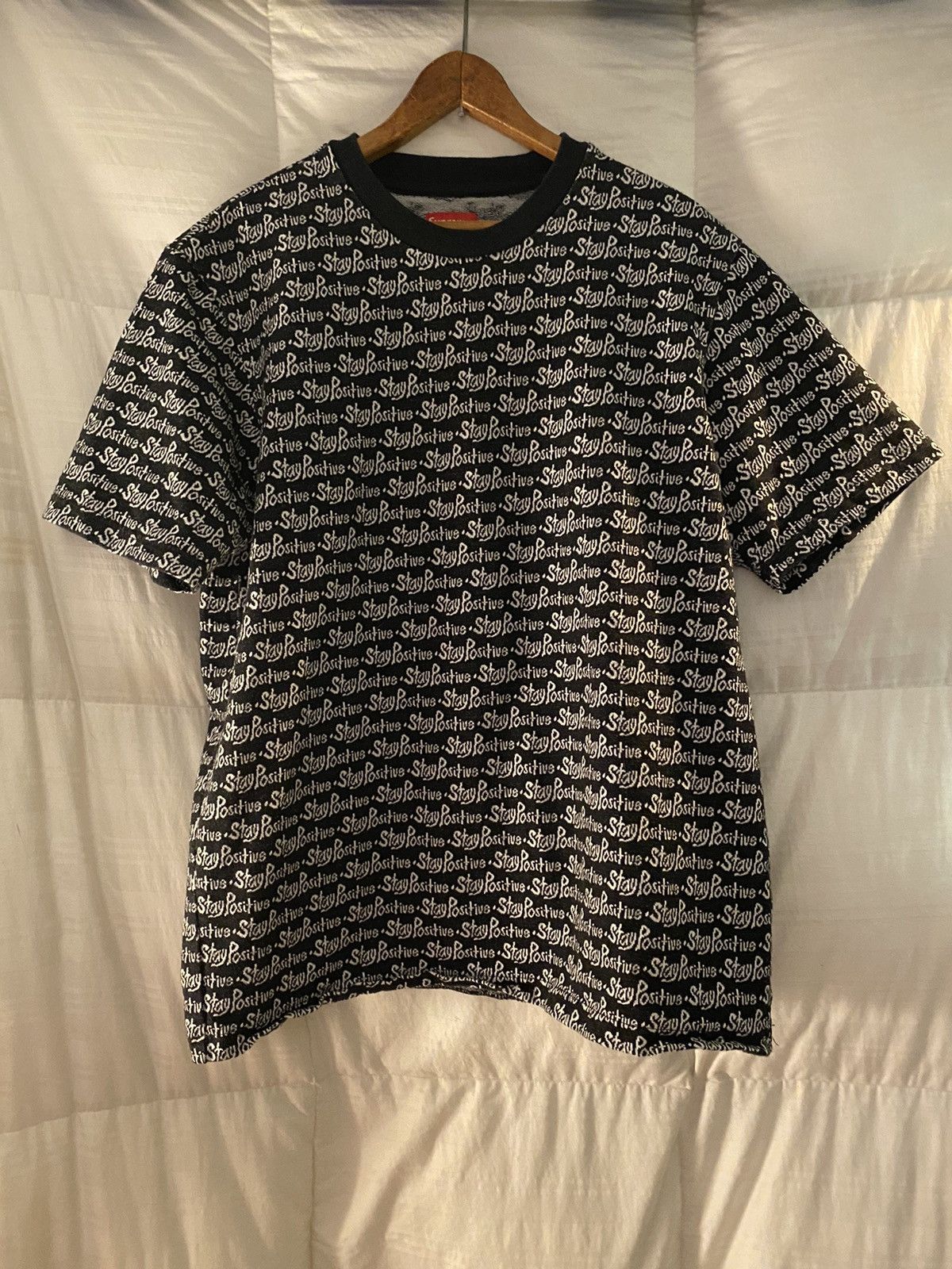 Supreme SUPREME Stay Positive Jacquard S/S Top BLACK FW20 WEEK 3 Size US L / EU 52-54 / 3 - 1 Thumbnail