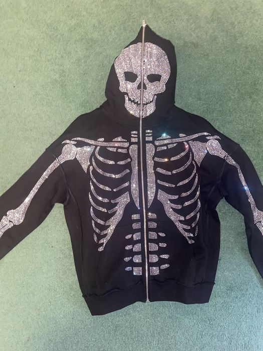 Streetwear Klan Life Skeleton Hoodie | Grailed