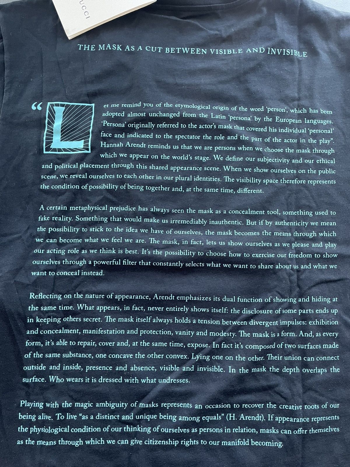 Gucci Super Runway Rare Brand New Loved BS Gucci Logo Tee T-shirt Size US S / EU 44-46 / 1 - 4 Thumbnail