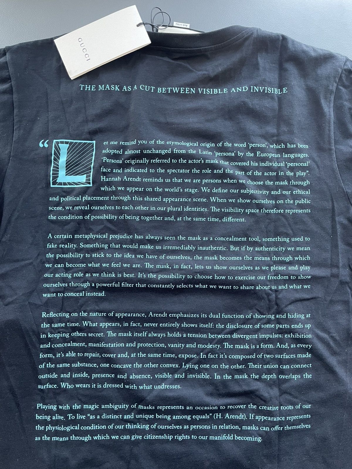 Gucci Super Runway Rare Brand New Loved BS Gucci Logo Tee T-shirt Size US S / EU 44-46 / 1 - 16 Thumbnail